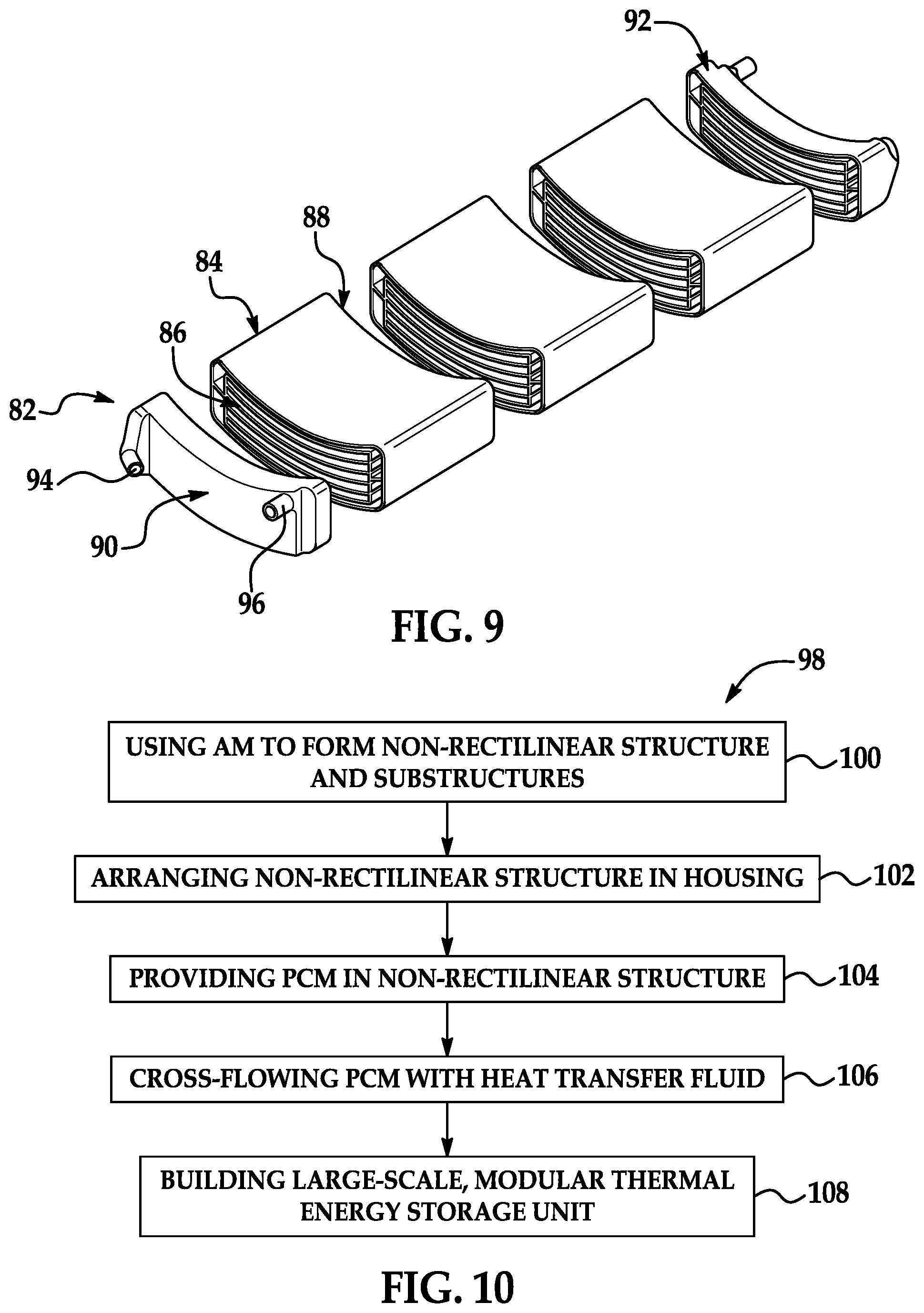 Patent US12455121 Figure 4 – Additively manufactured thermal energy storage units