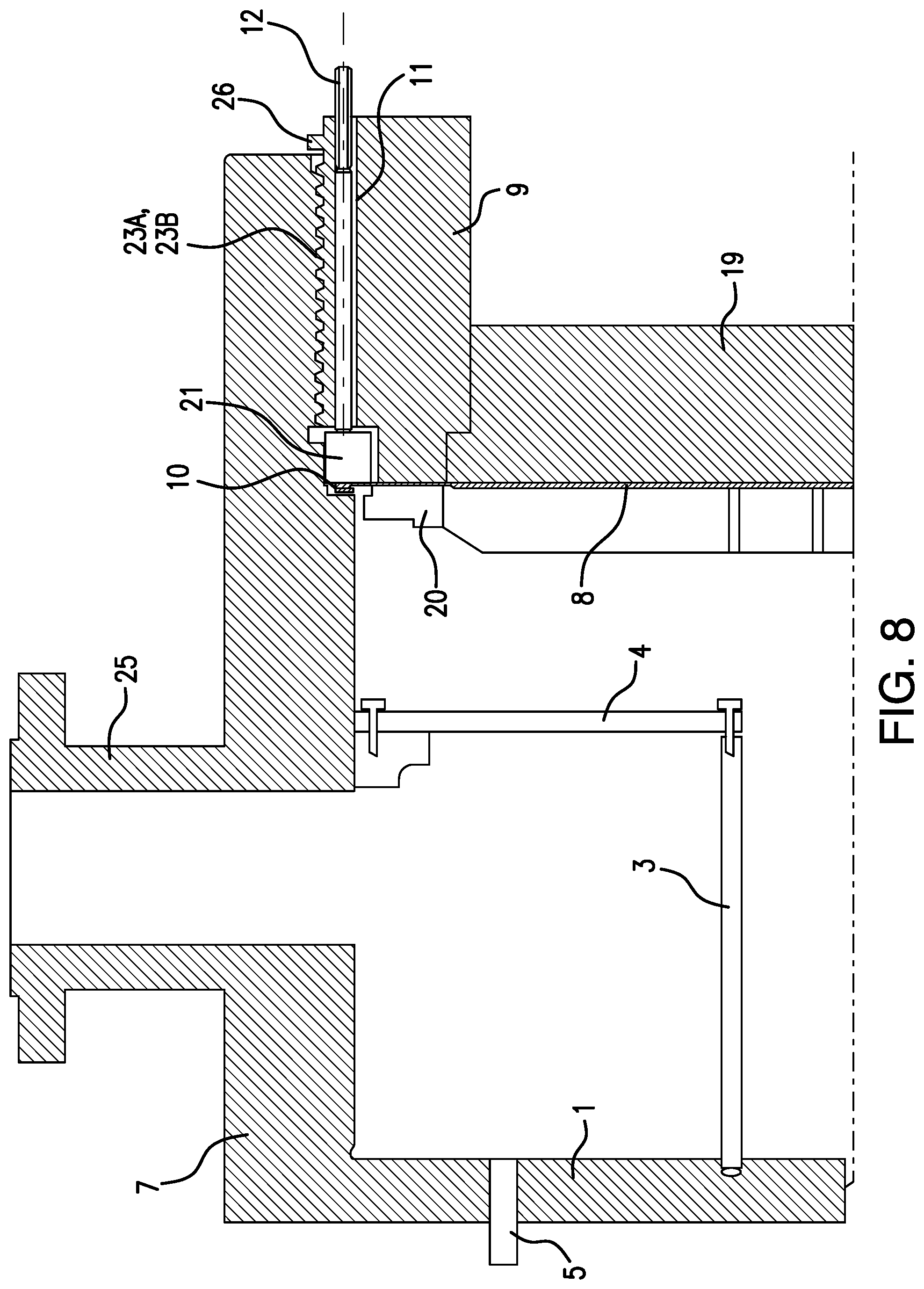 Patent US12455123 Figure 8 – Heat exchanger closure assemblies and methods of using and installing the same