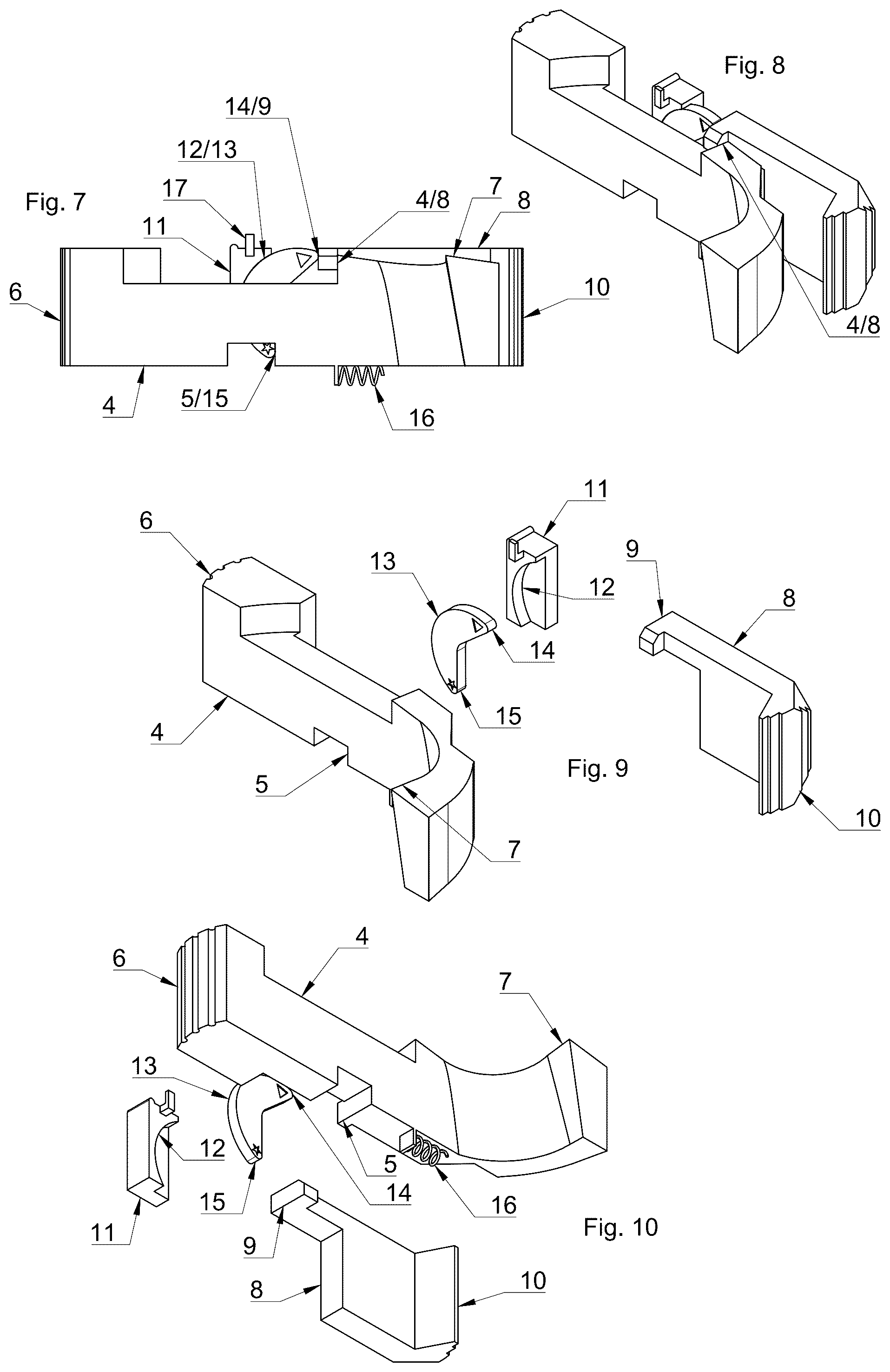 Patent US12455129 Figure 2 – Reciprocating ambidextrous magazine release system