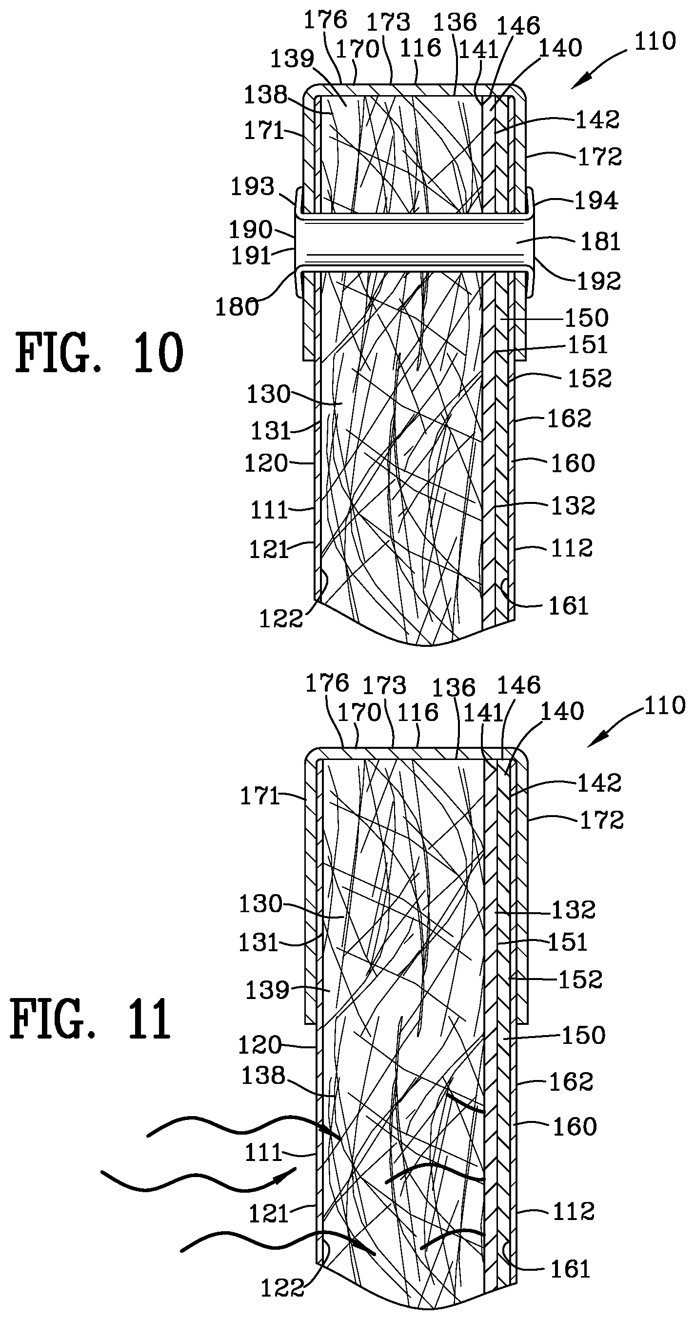 Patent US12455145 Figure 7 – Ballistic sound reducing panel