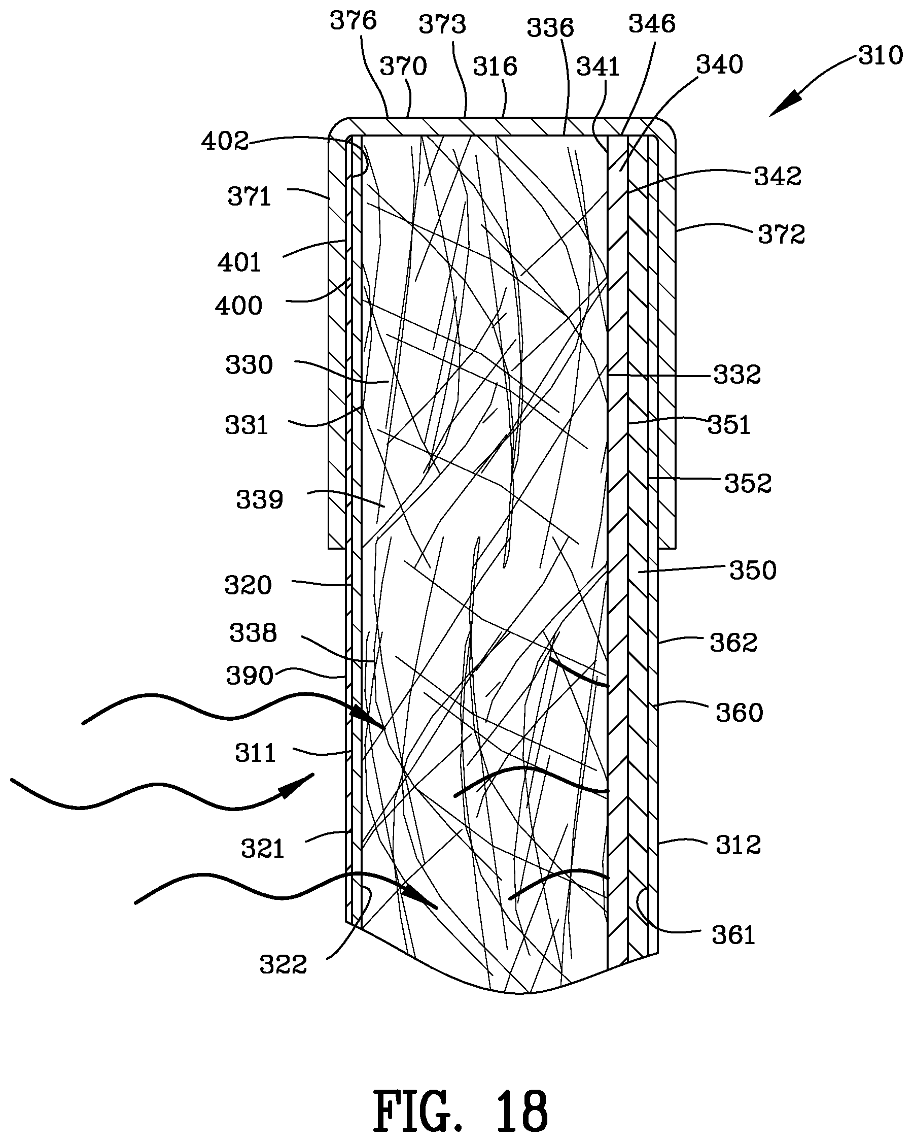Patent US12455145 Figure 14 – Ballistic sound reducing panel