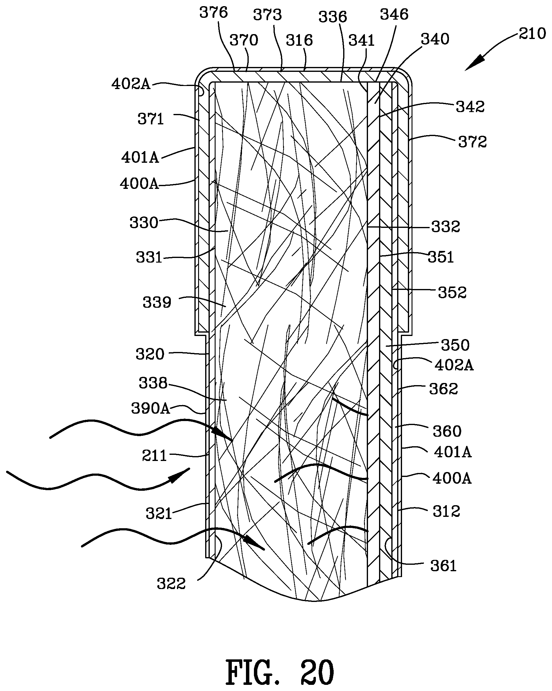 Patent US12455145 Figure 16 – Ballistic sound reducing panel