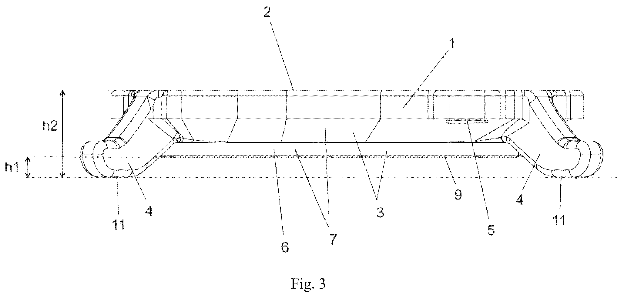 Patent US12455148 Figure 3 – Anti-mine pad “SafeStep”