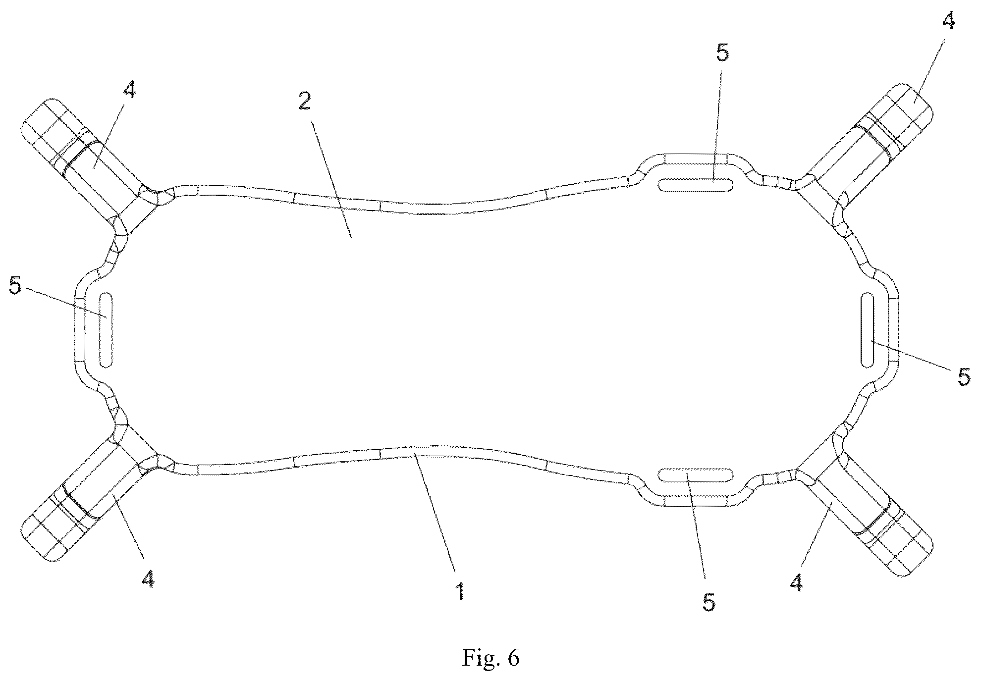Patent US12455148 Figure 6 – Anti-mine pad “SafeStep”