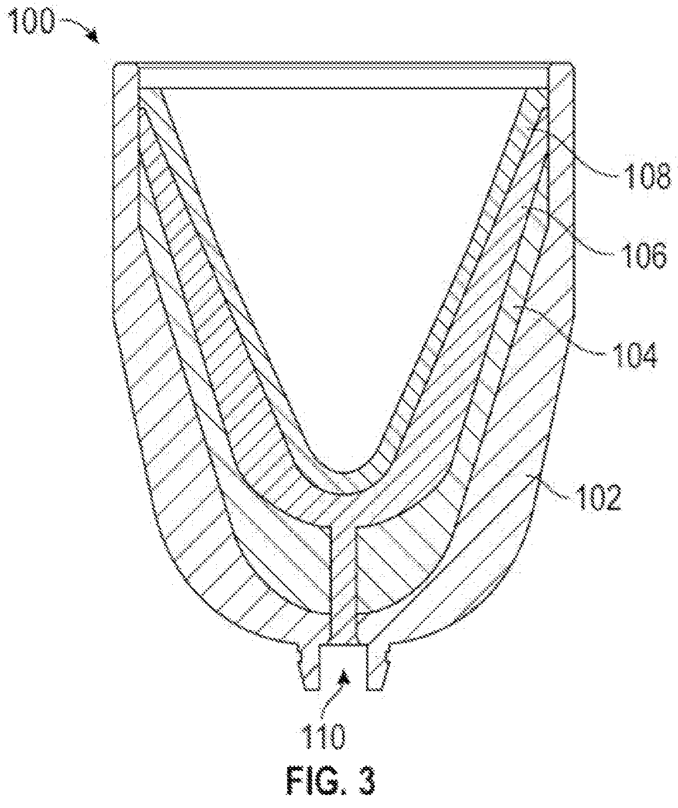 Patent US12455149 Figure 3 – Shaped charge with reactive material