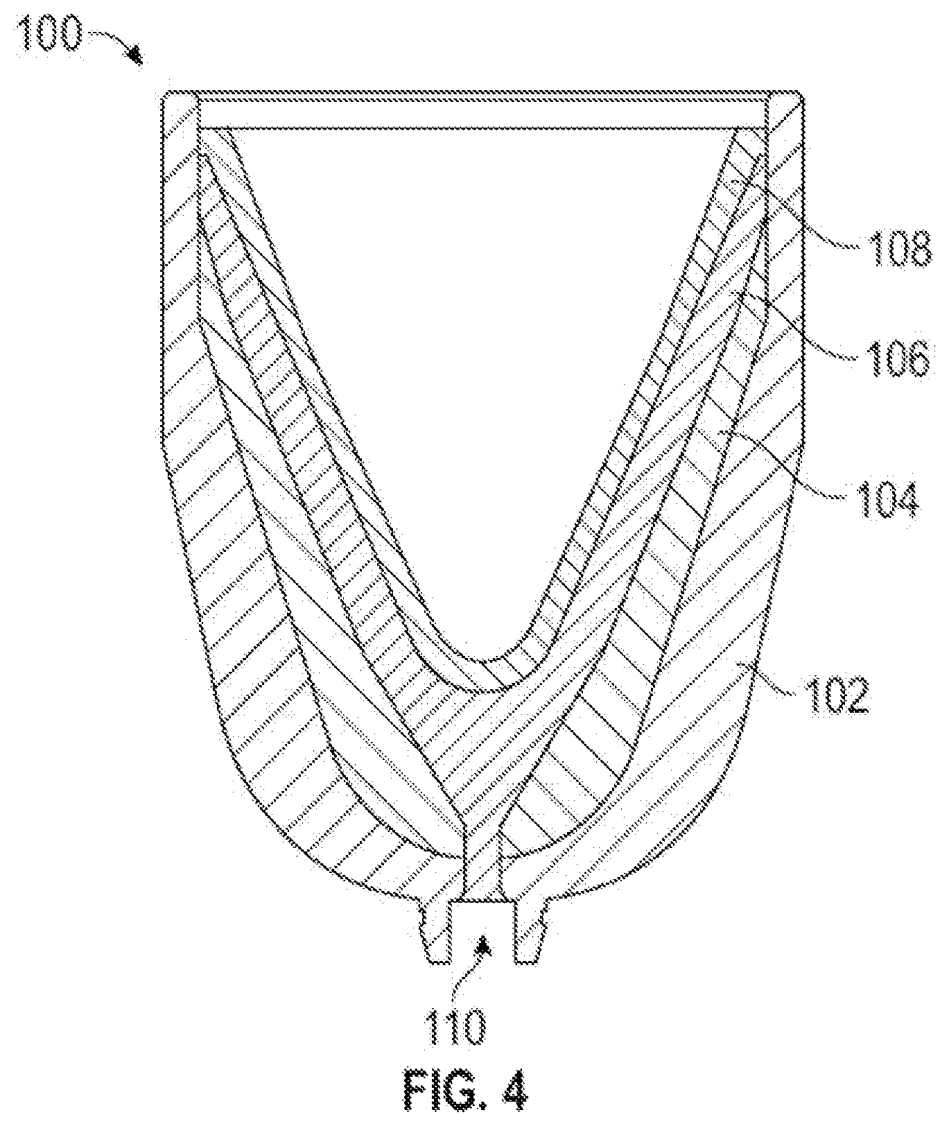 Patent US12455149 Figure 4 – Shaped charge with reactive material