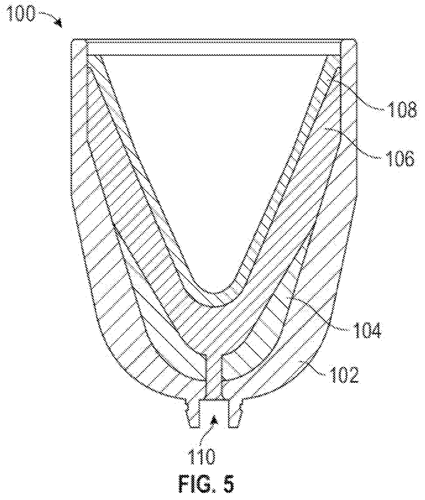 Patent US12455149 Figure 5 – Shaped charge with reactive material