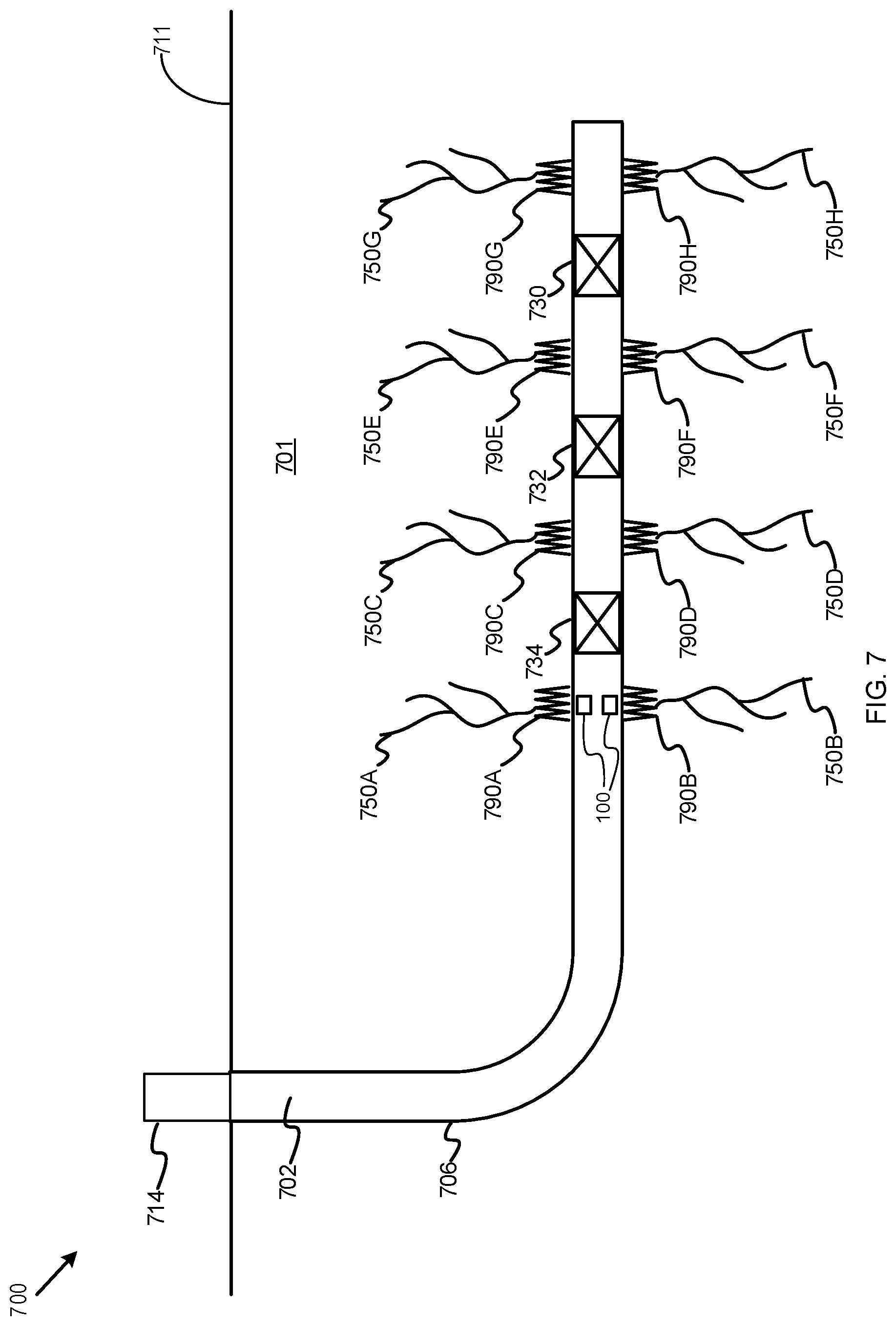 Patent US12455149 Figure 7 – Shaped charge with reactive material