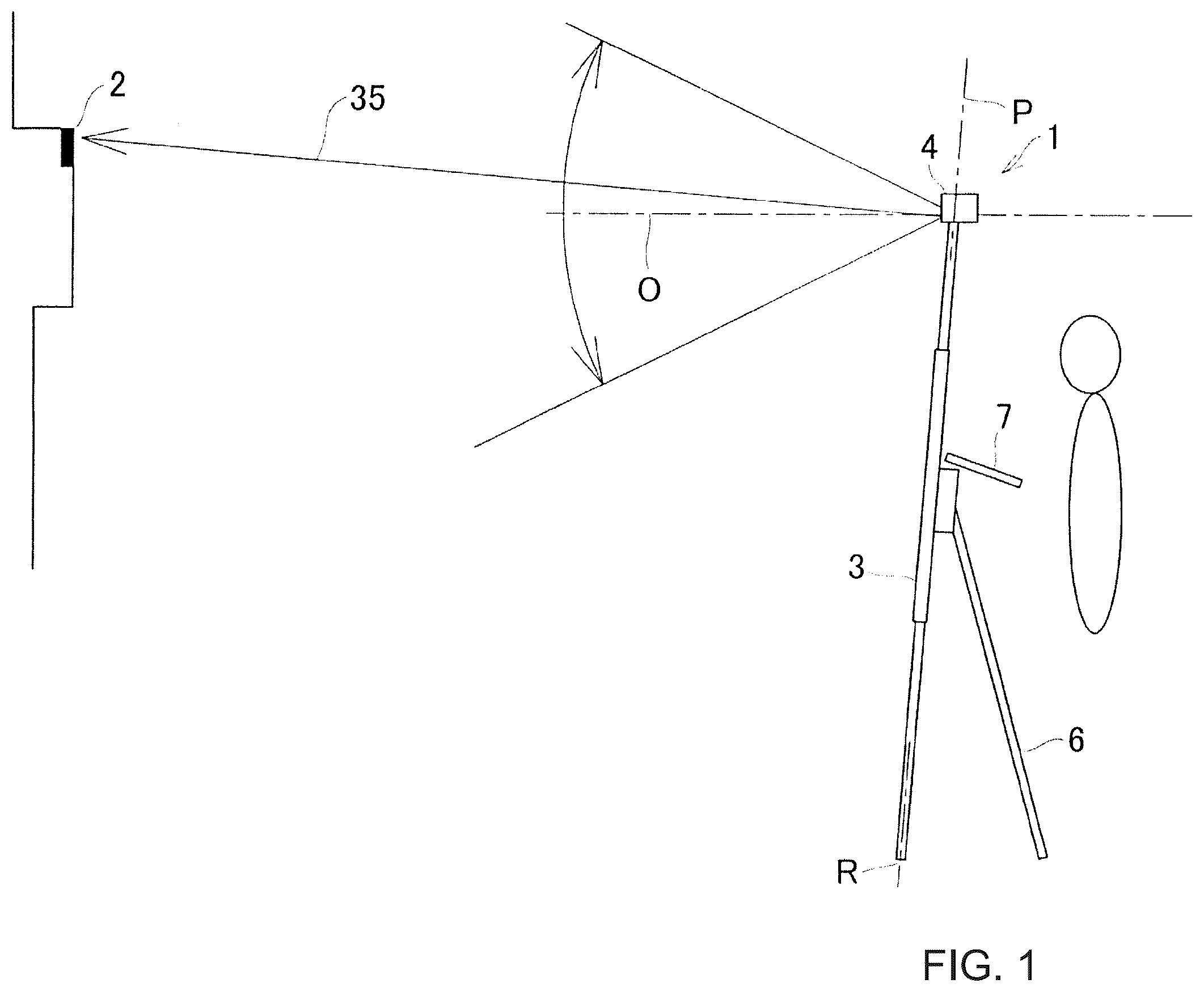 Patent US12455164 Figure 1 – Surveying instrument, surveying method and surveying program