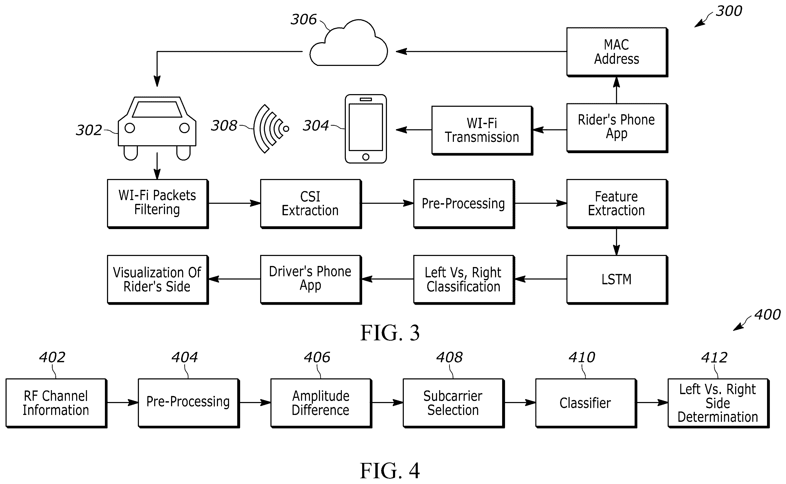 Patent US12455168 Figure 2 – Vehicle road side identification of a target via differential amplitude RF signals