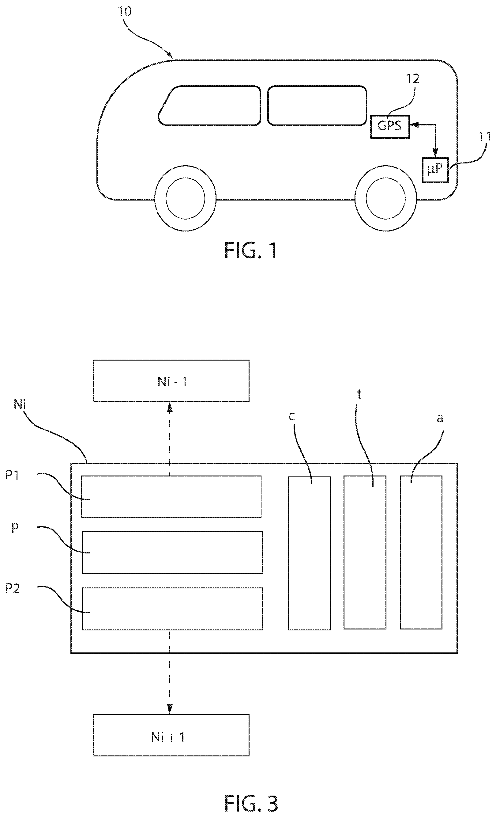 Patent US12455170 — Method and system for assisting in the electric energy management of a vehicle of electric or hybrid type, vehicle, and software program — Figure 1