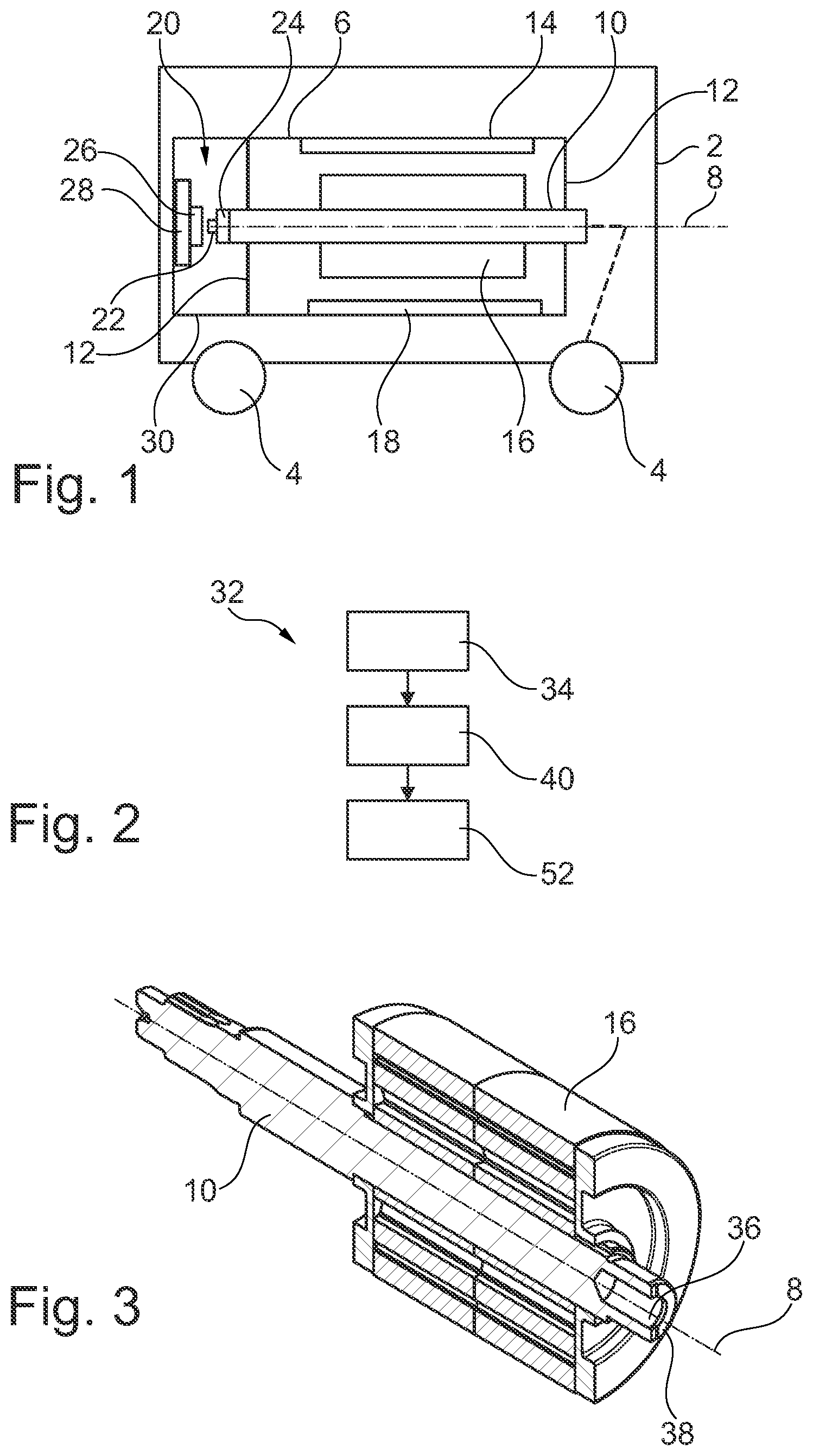 Patent US12455179 Figure 1 – Method for mounting a magnet of a hall sensor on a rotor shaft