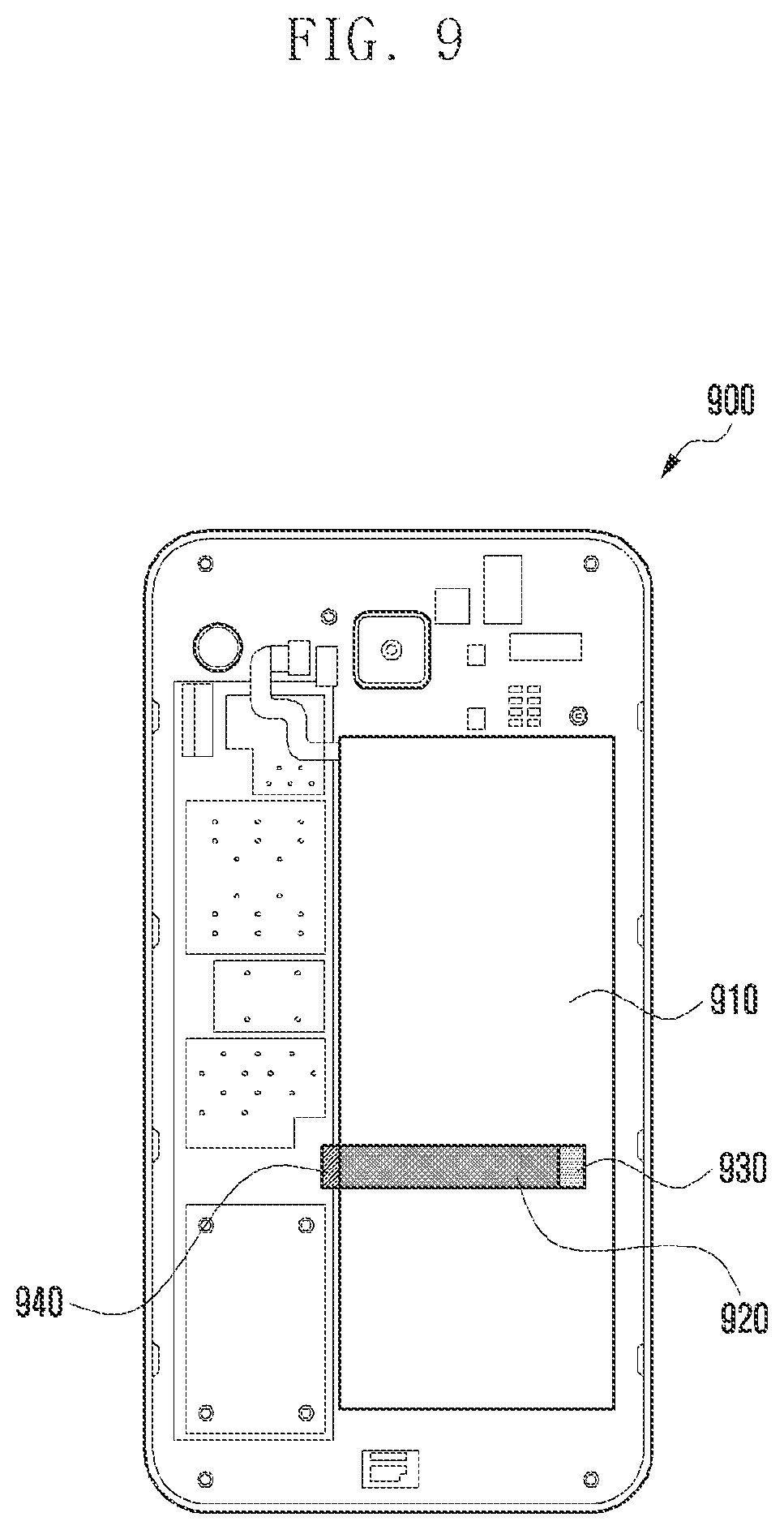Patent US12455197 Figure 10 – Structure for detecting temperature of electronic device