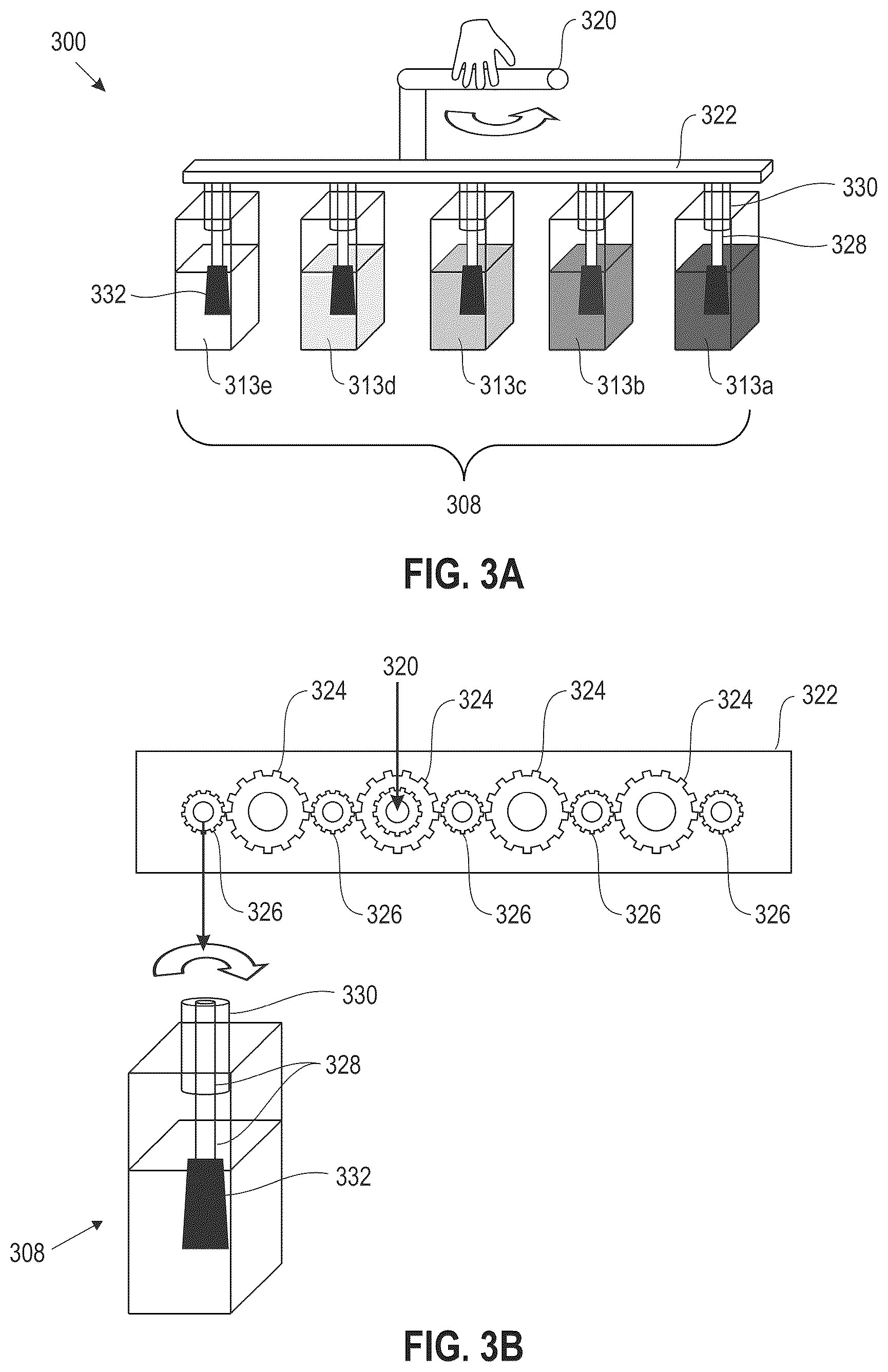 Patent US12455227 Figure 3 – Enclosed, multi-chamber metering and mixing system used for urinalysis