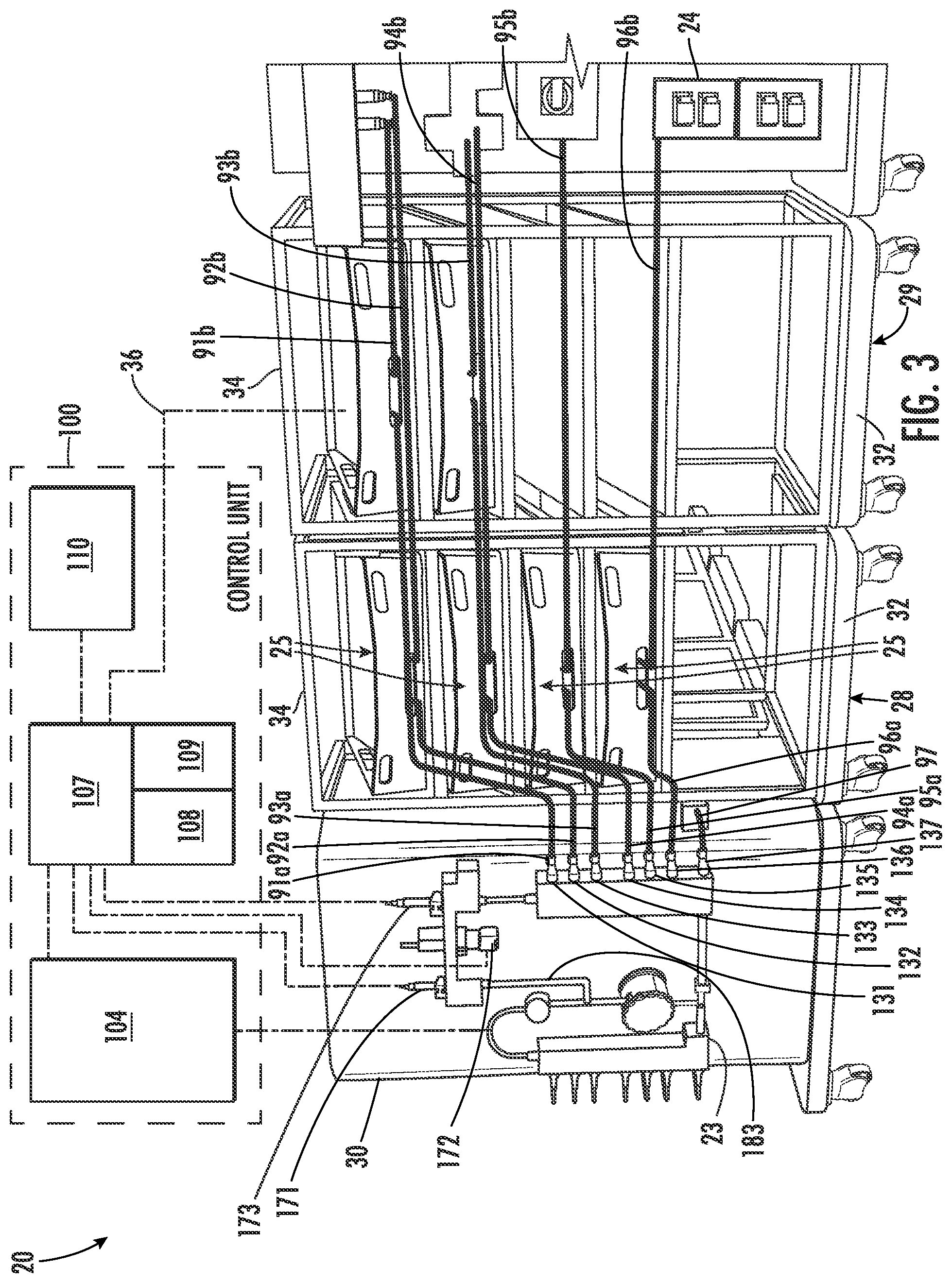 Patent US12455292 Figure 3 – Single use manifold for buffer management system