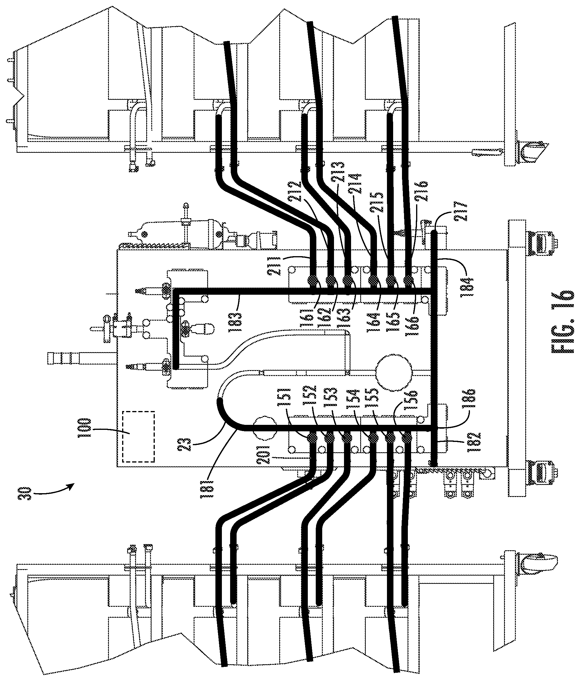 Patent US12455292 Figure 15 – Single use manifold for buffer management system