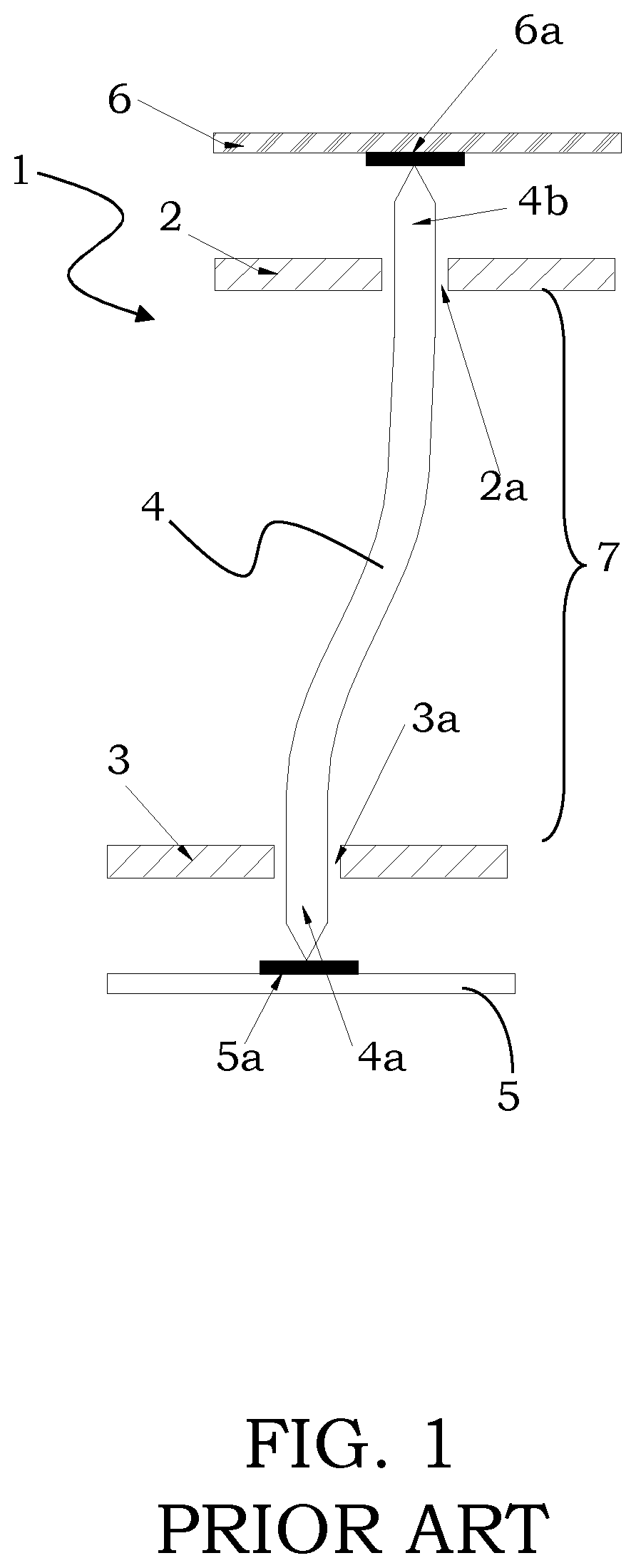 Patent US12455299 — Contact element for a probe head for testing high-frequency electronic devices and relating probe head — Figure 1