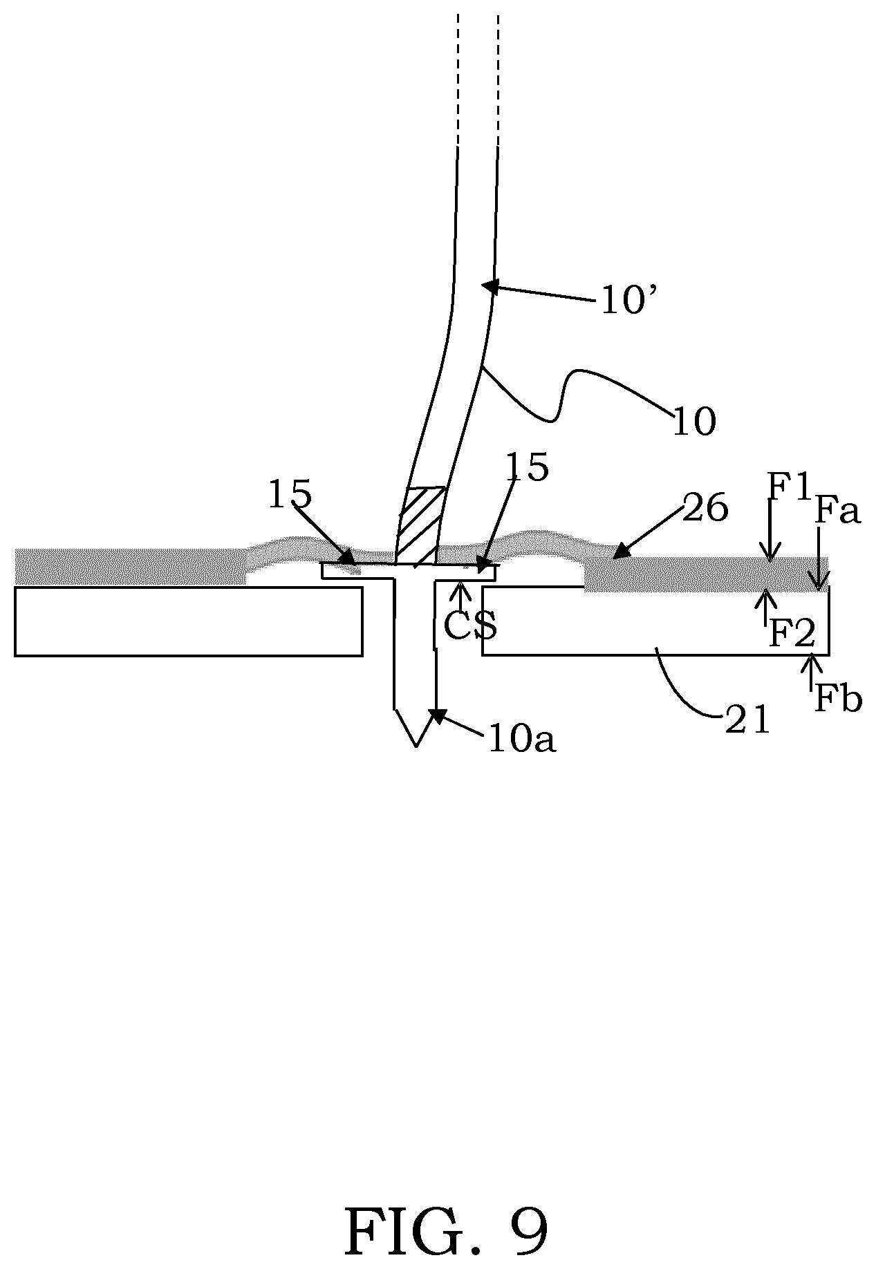 Patent US12455299 Figure 9 – Contact element for a probe head for testing high-frequency electronic devices and relating probe head