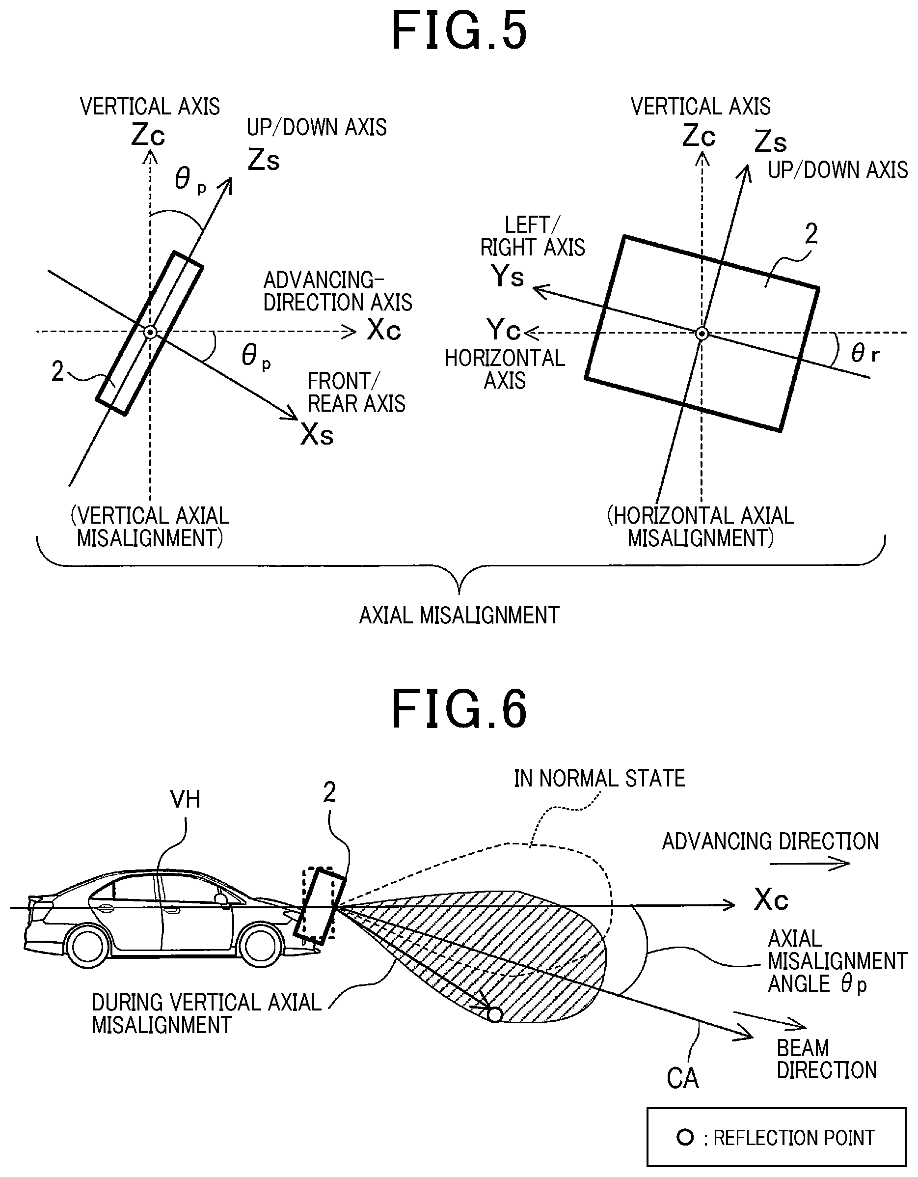 Patent US12455350 Figure 4 – Axial deviation estimating device