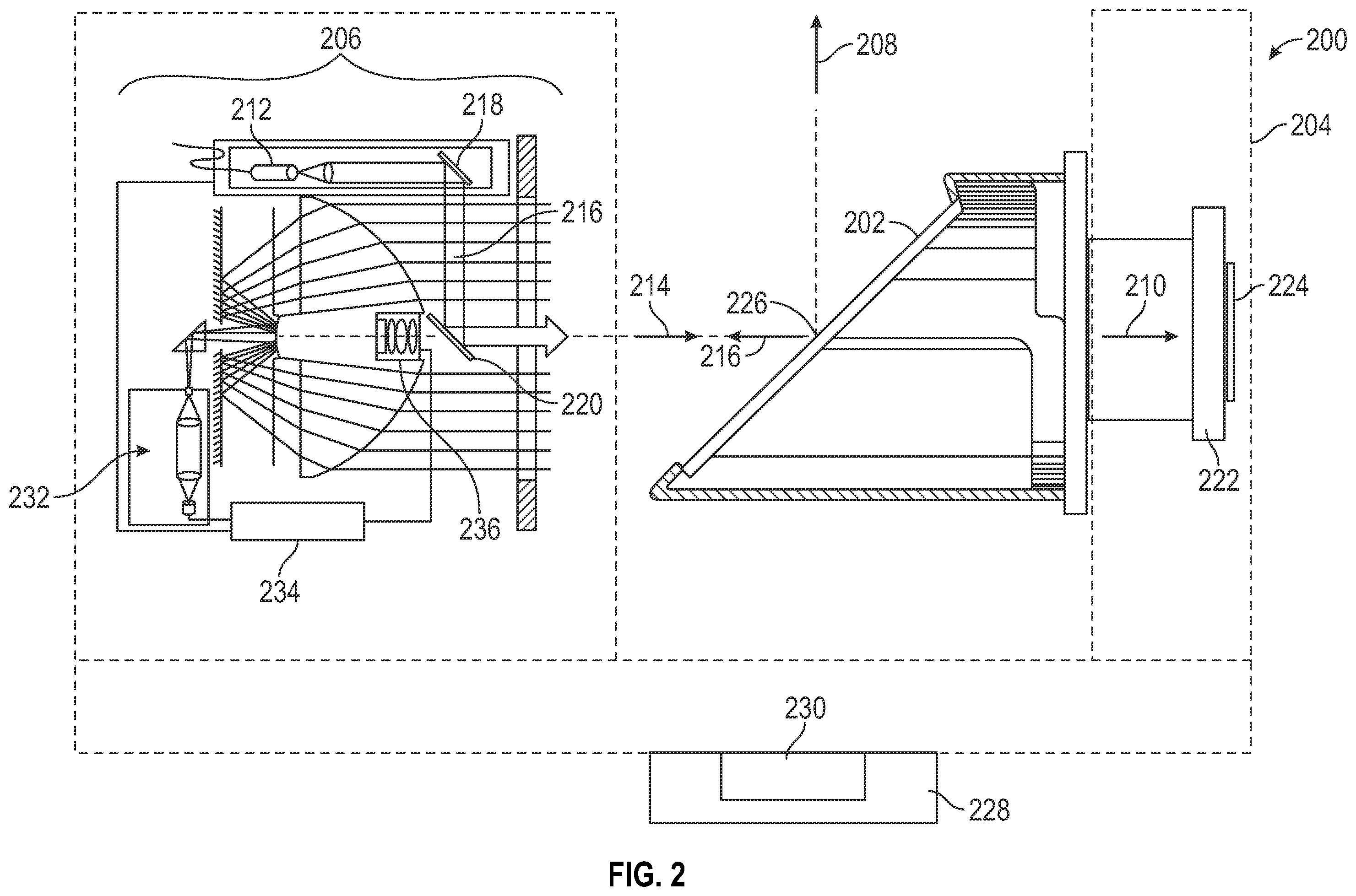 Patent US12455352 Figure 2 – Three-dimensional scanning and image reconstruction thereof