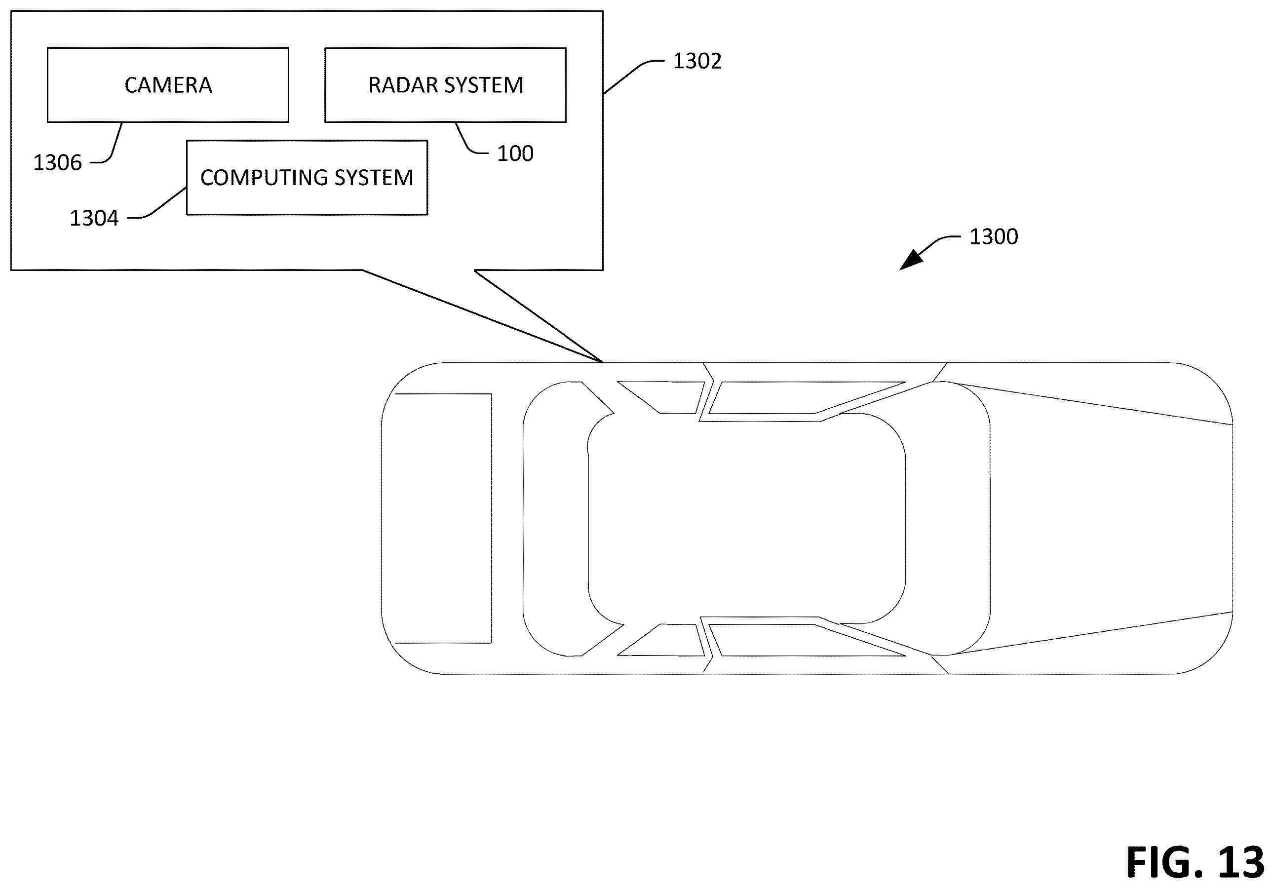 Patent US12455371 Figure 9 – Radar system that uses velocity labeled multiplexing for generating detections