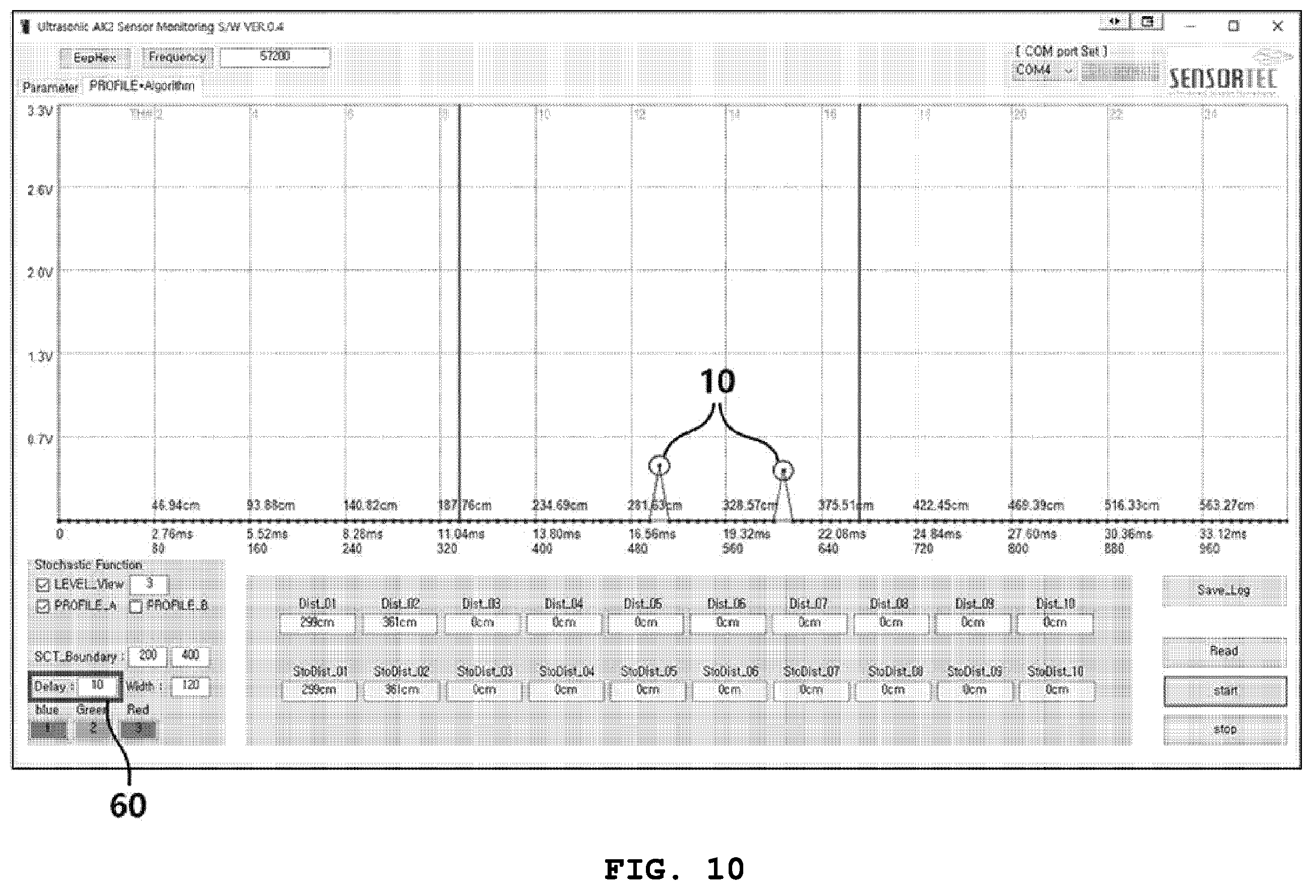 Patent US12455374 Figure 9 – Distance measurement system