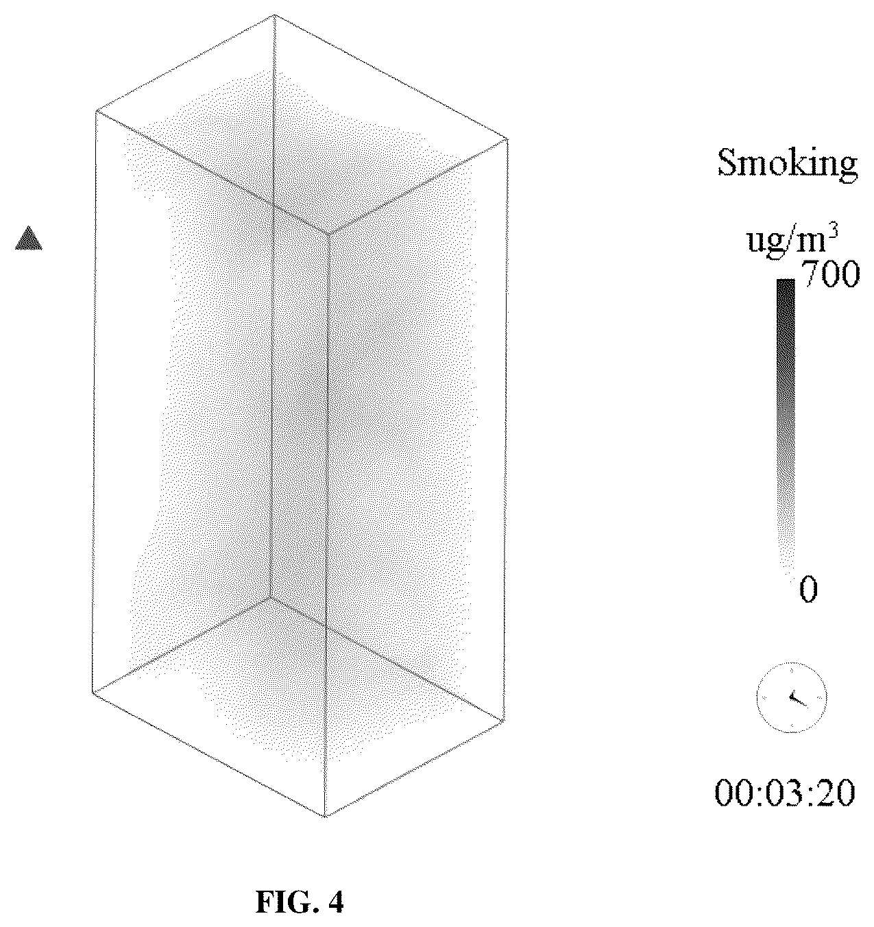 Patent US12455377 Figure 4 – System and method for capturing movement trajectories of particulate matter