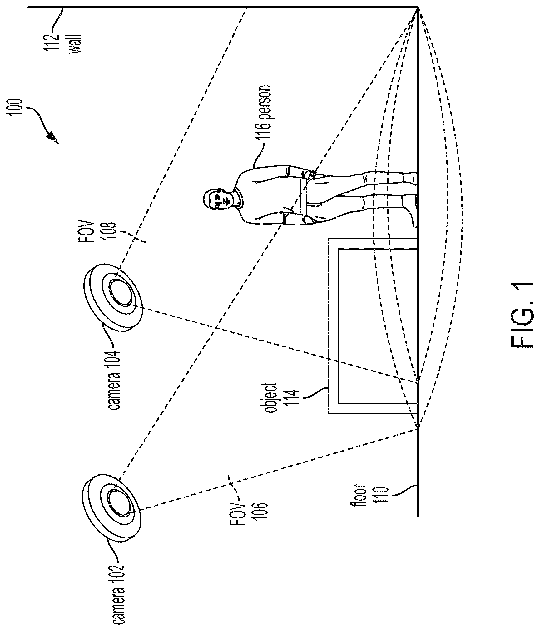 Patent US12455381 Figure 1 – Deployment of time of flight sensor on camera