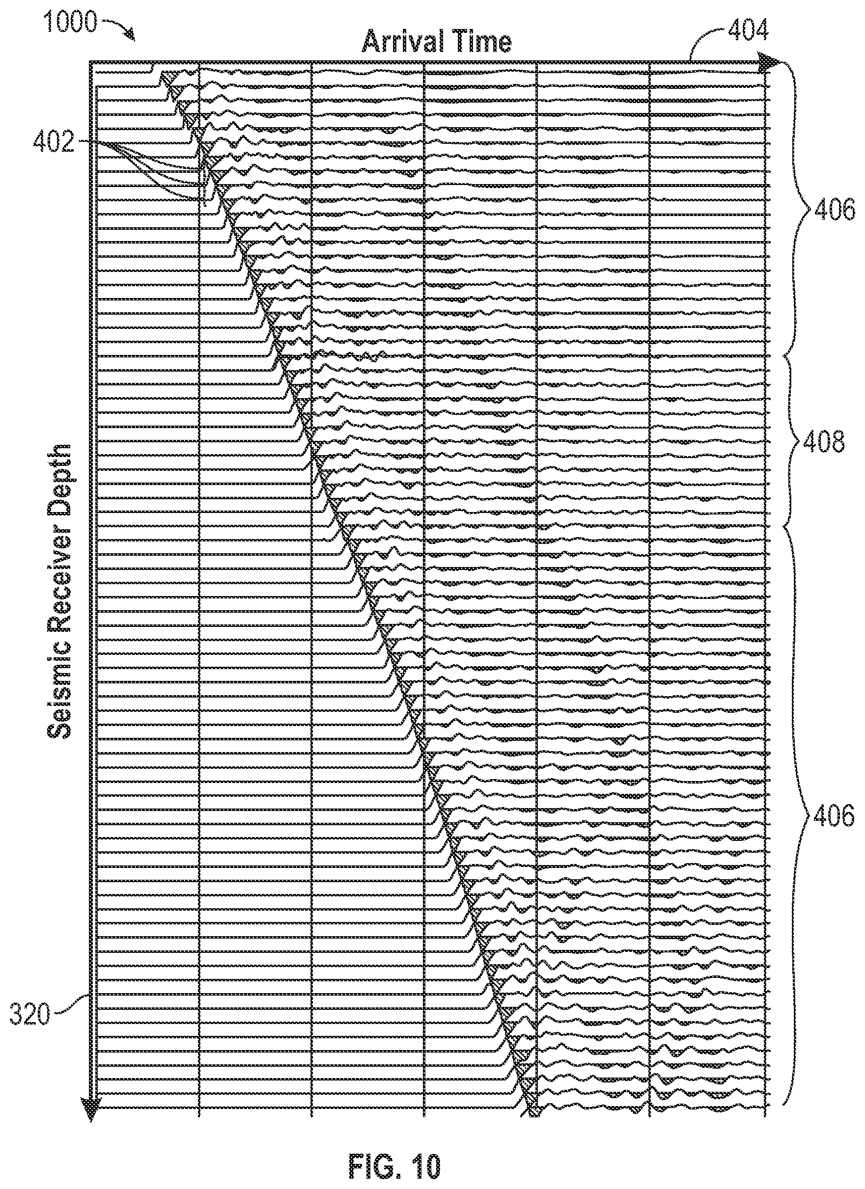 Patent US12455392 Figure 10 – Method to correct VSP data