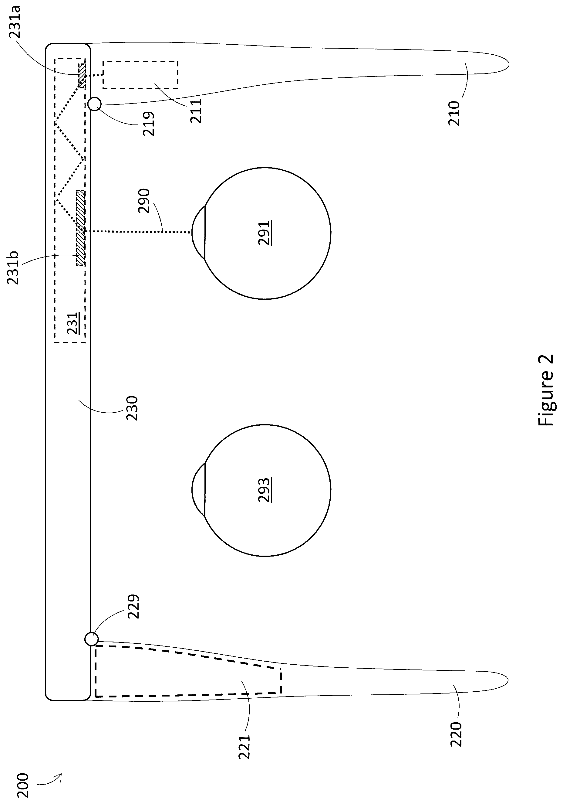 Patent US12455404 Figure 2 – Multi-focal optics for wearable heads-up displays