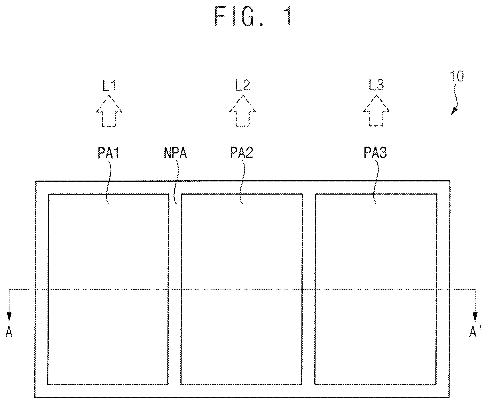 Patent US12455408 Figure 1 – Color conversion panel and display device including the same
