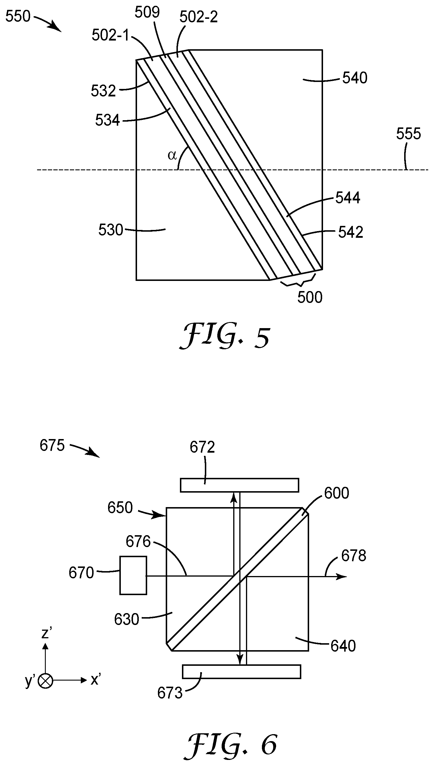 Patent US12455409 Figure 4 – Optical film and polarizing beam splitter