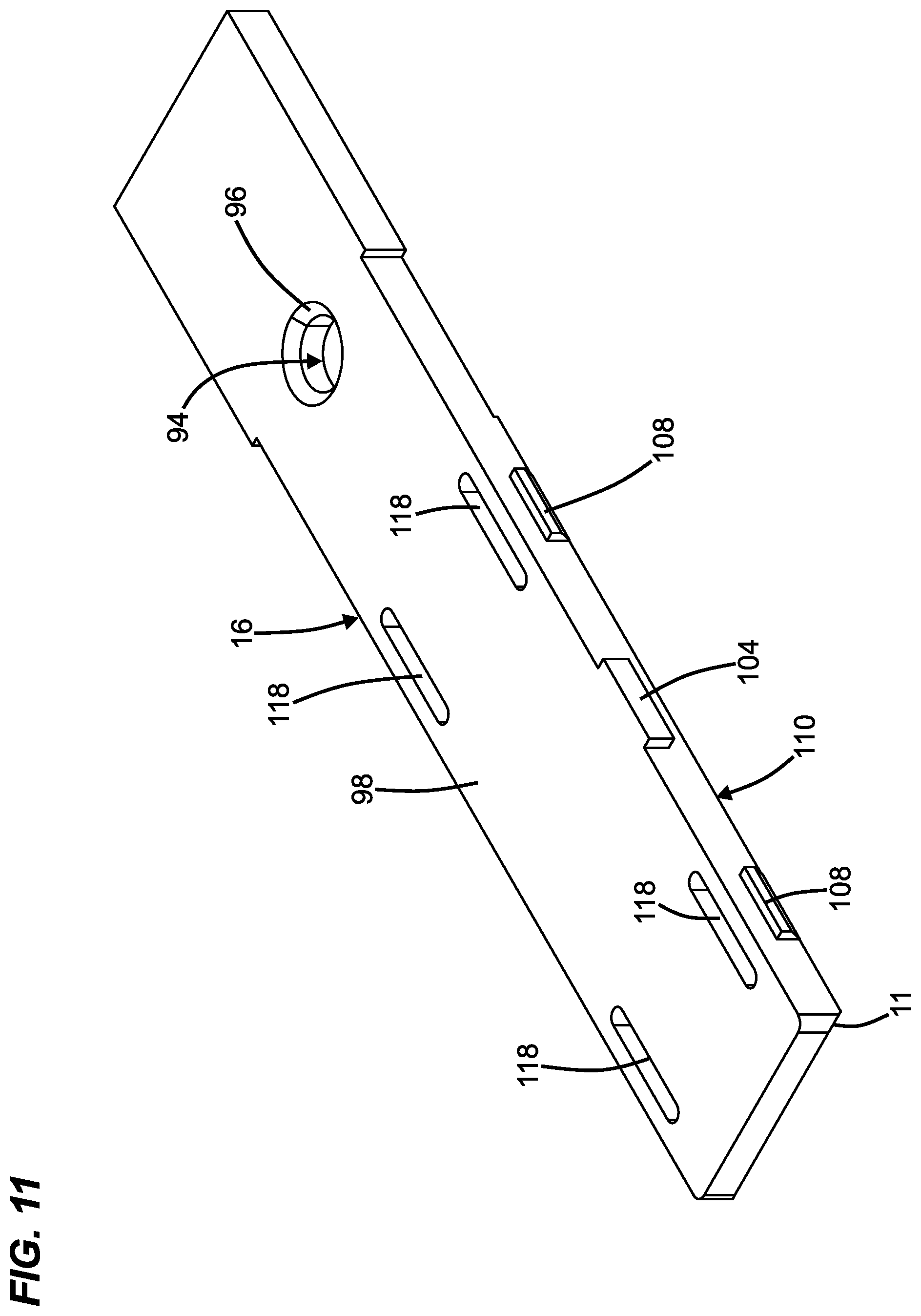 Patent US12455416 Figure 10 – Low profile fiber holders for use with bare fiber multi-fiber fiber optic connectors