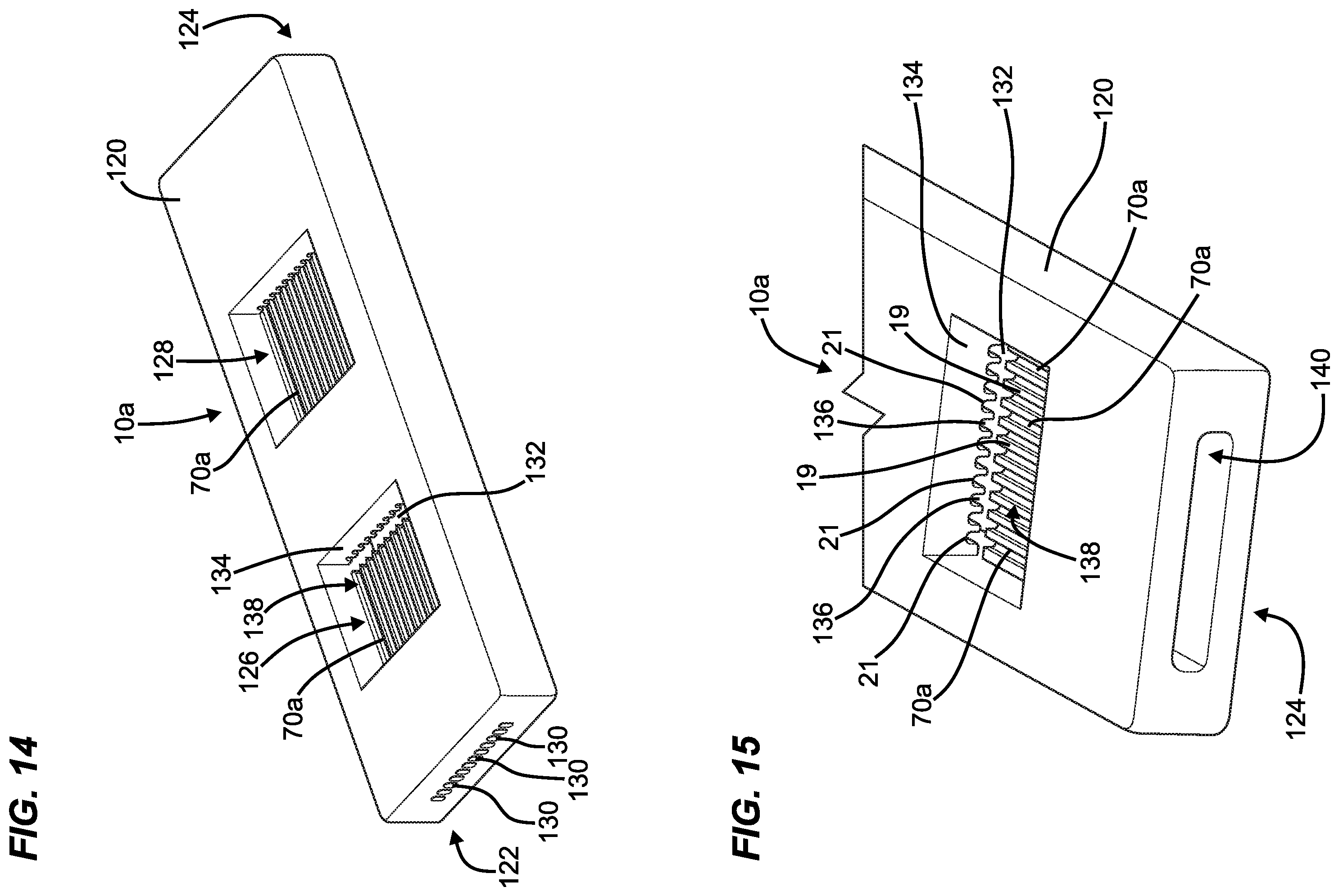 Patent US12455416 Figure 13 – Low profile fiber holders for use with bare fiber multi-fiber fiber optic connectors
