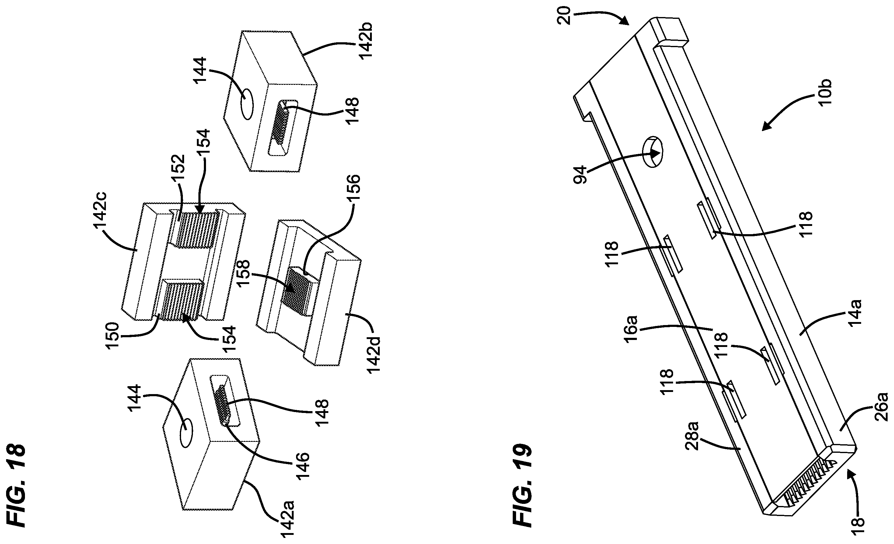 Patent US12455416 Figure 15 – Low profile fiber holders for use with bare fiber multi-fiber fiber optic connectors