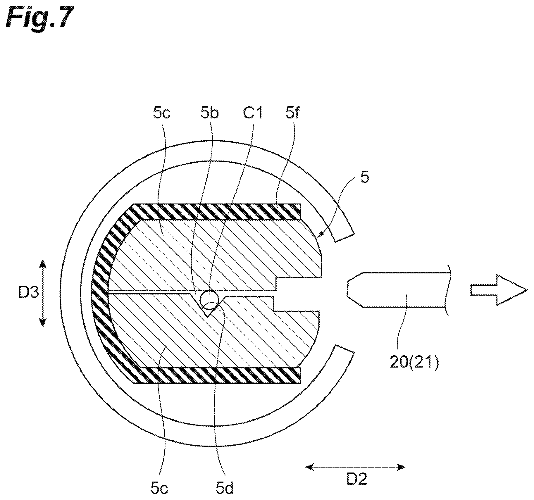 Patent US12455419 Figure 7 – Optical fiber connecting jig and optical connector