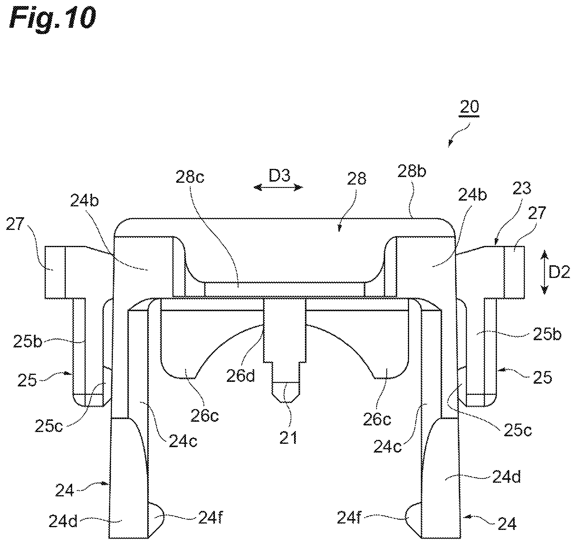 Patent US12455419 Figure 10 – Optical fiber connecting jig and optical connector