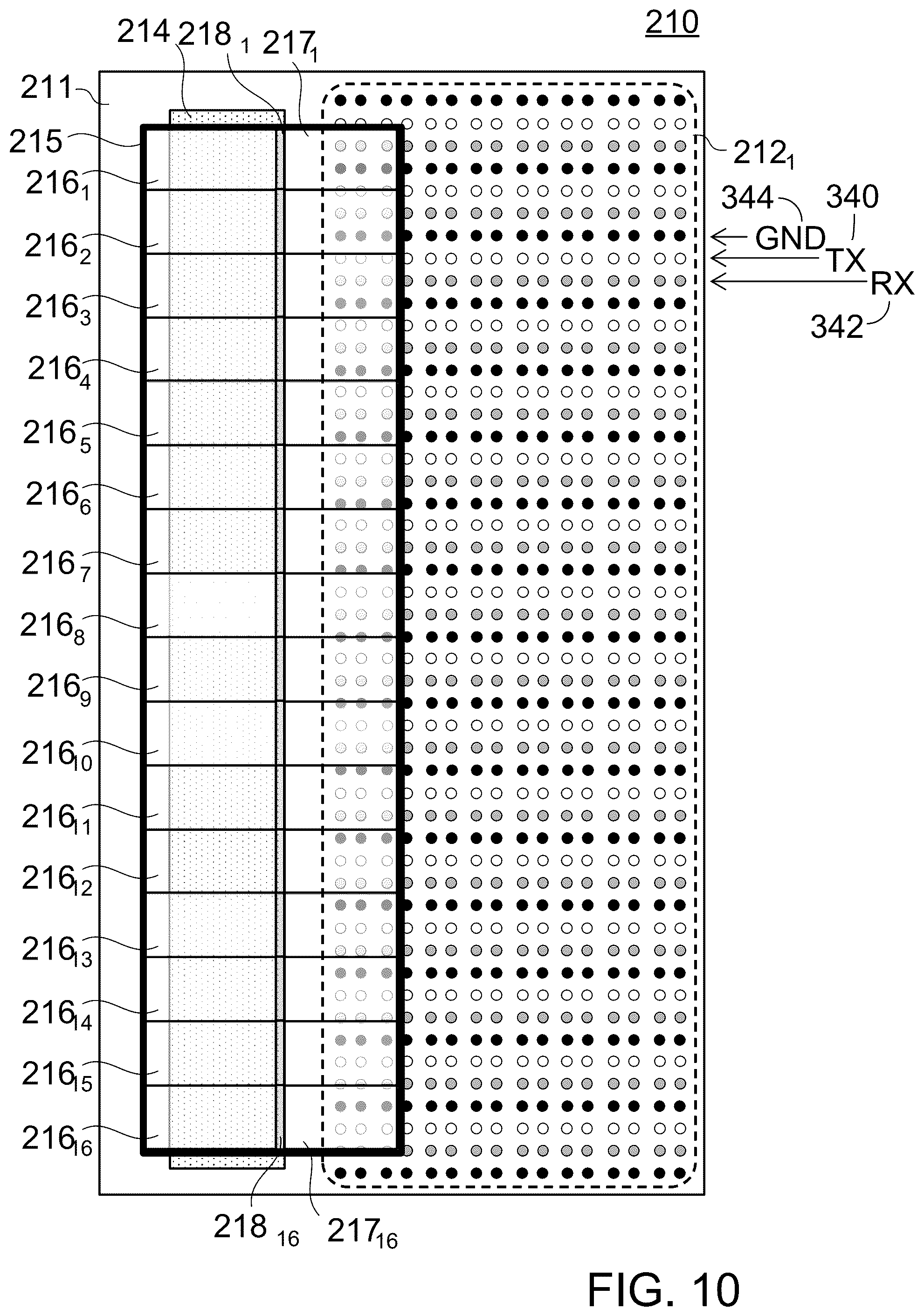 Patent US12455422 Figure 10 – Communication systems having co-packaged optical modules