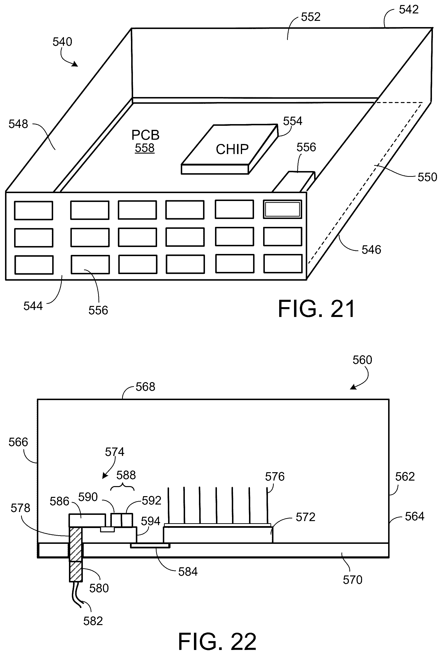 Patent US12455422 Figure 19 – Communication systems having co-packaged optical modules