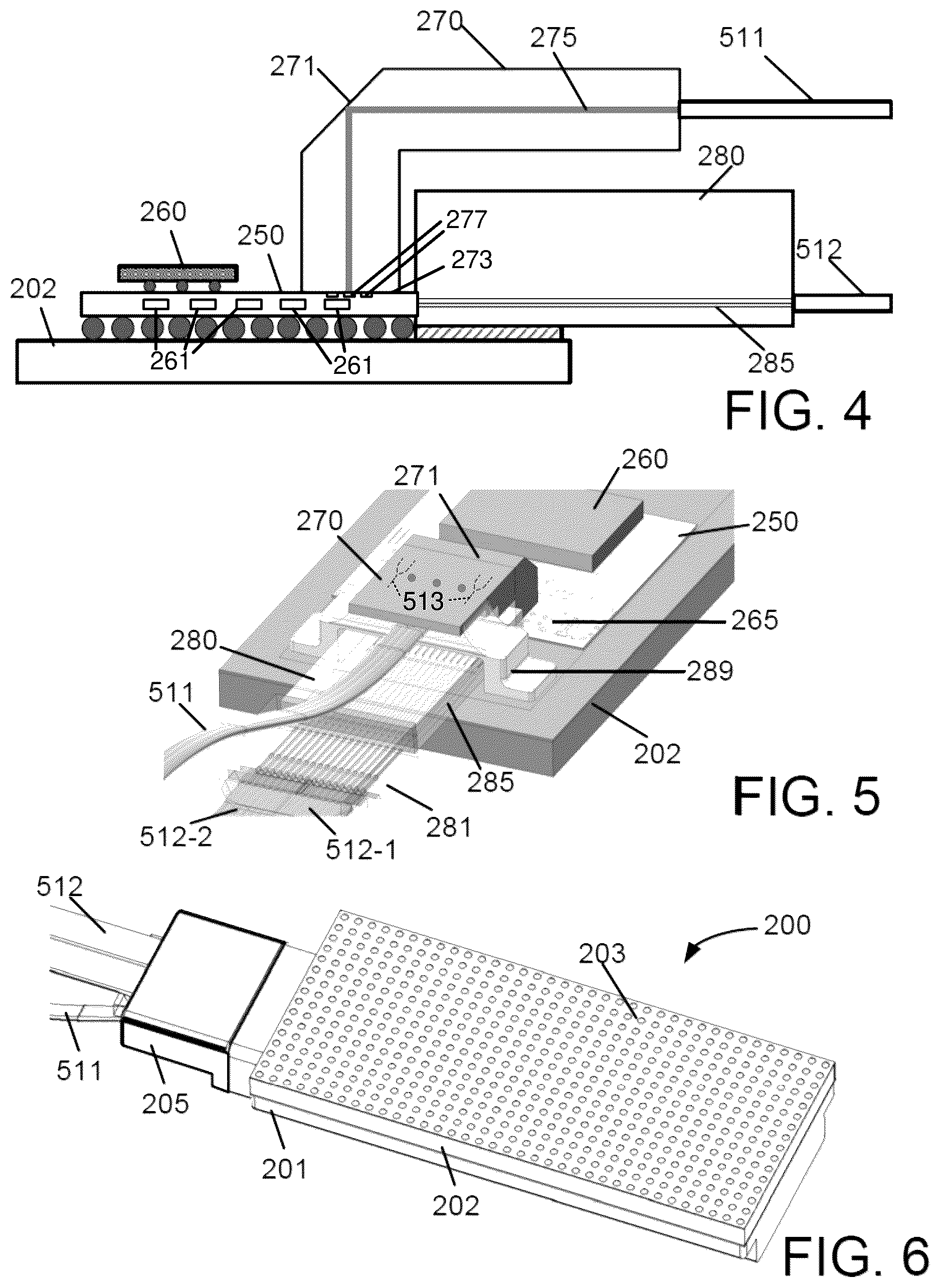 Patent US12455423 Figure 3 – Co-packaging optical modules with surface and edge coupling