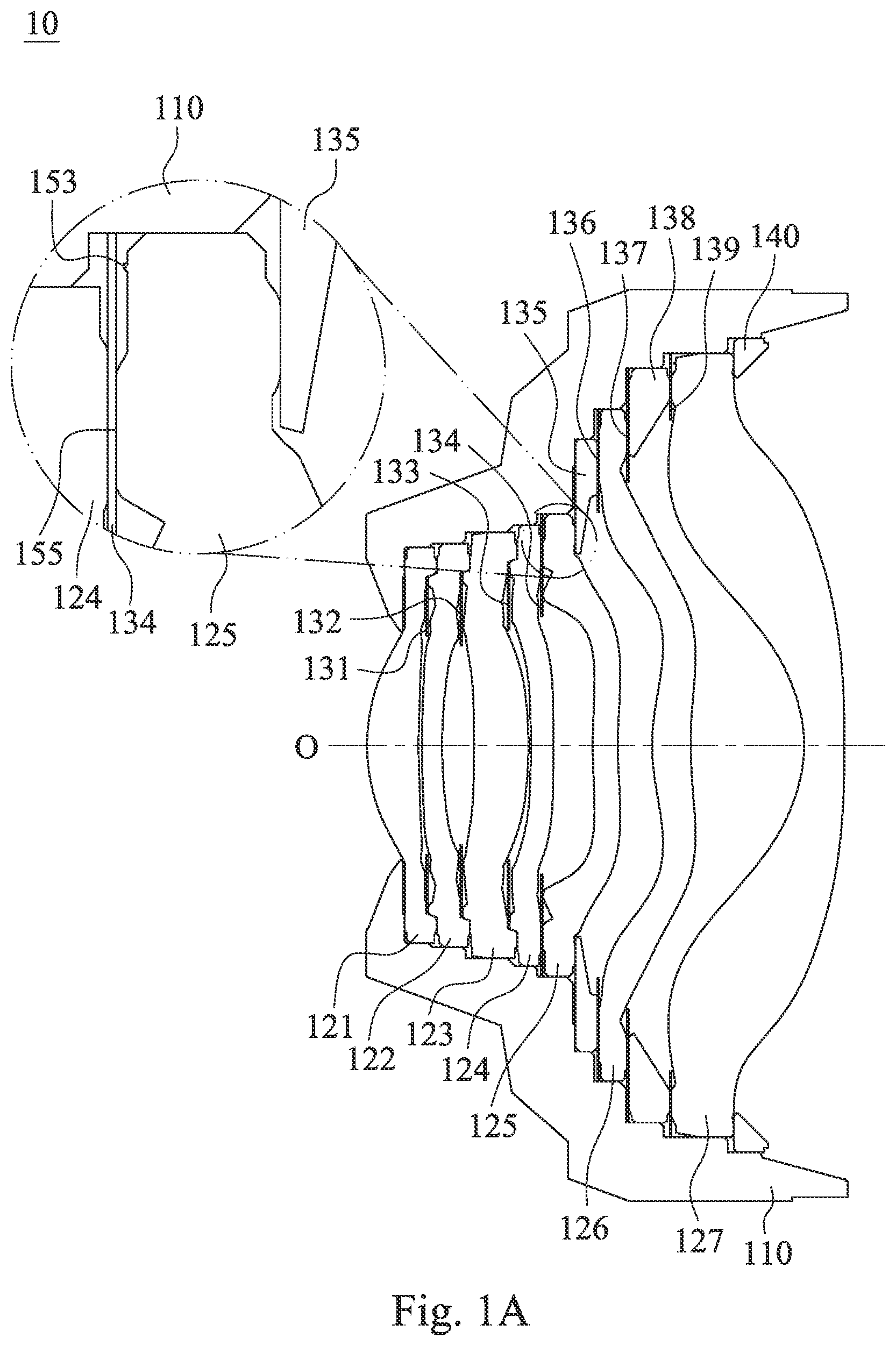 Patent US12455435 Figure 1 – Lens element, imaging lens assembly, camera module and electronic device