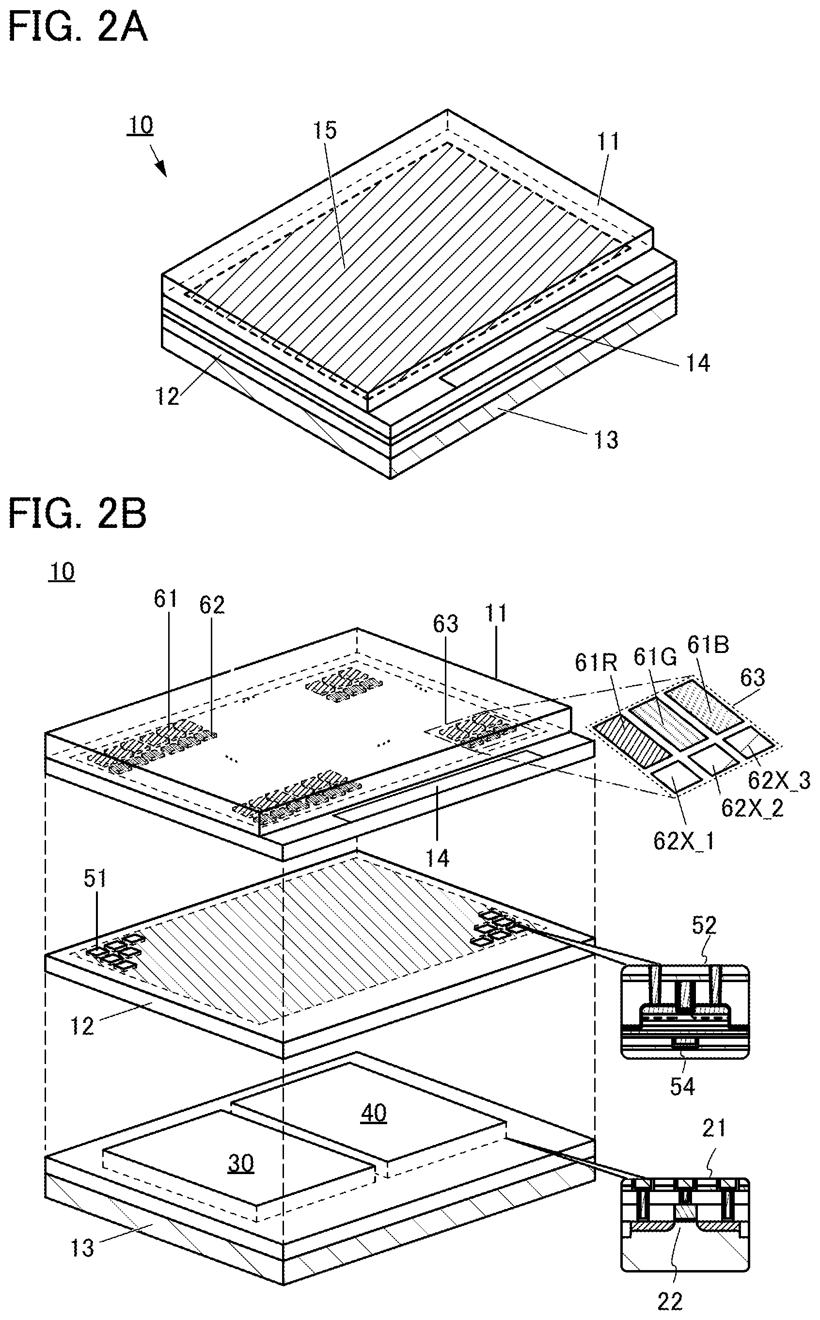 Patent US12455446 Figure 2 – Display device with light emitting device and light sensing device in one layer