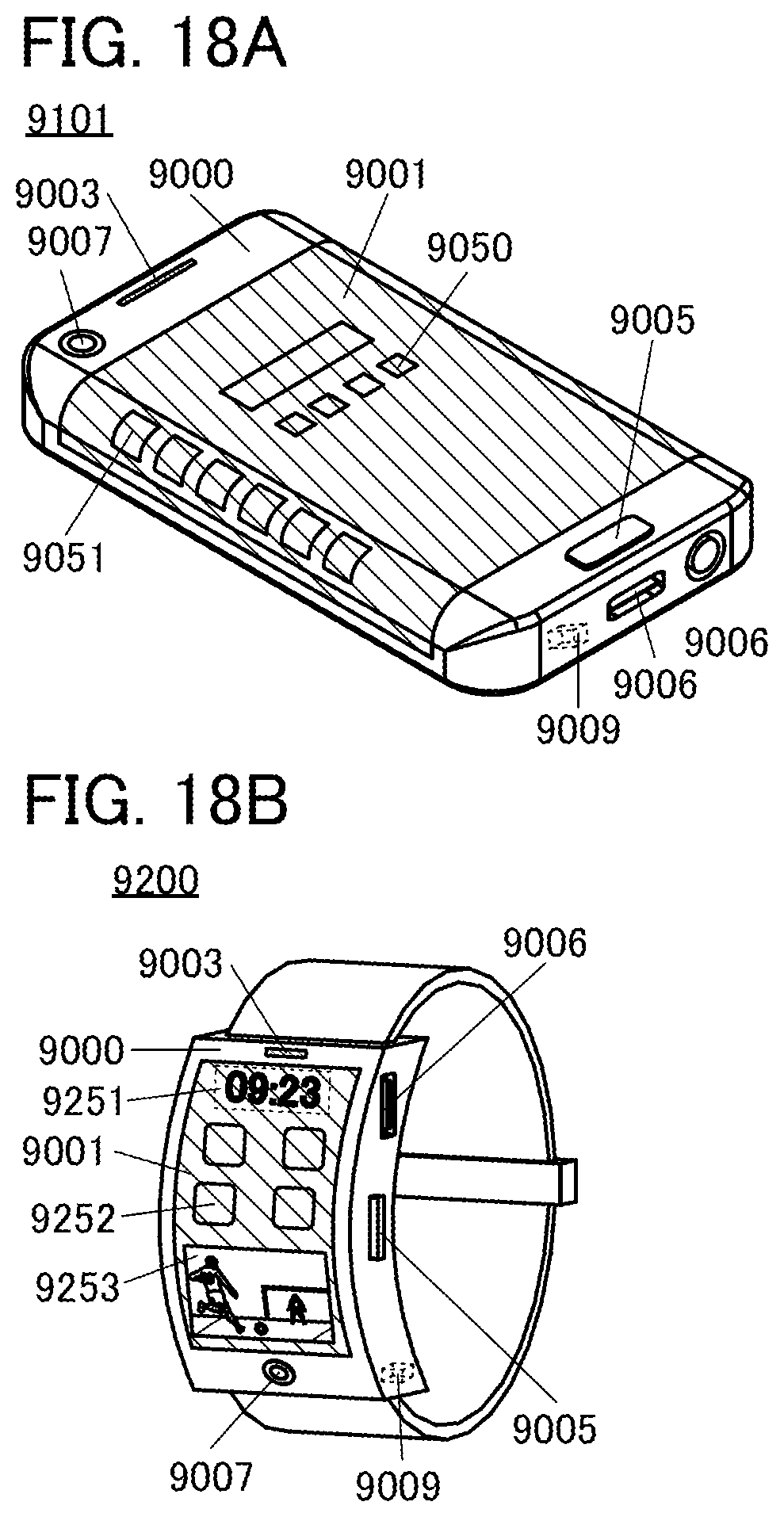 Patent US12455446 Figure 18 – Display device with light emitting device and light sensing device in one layer