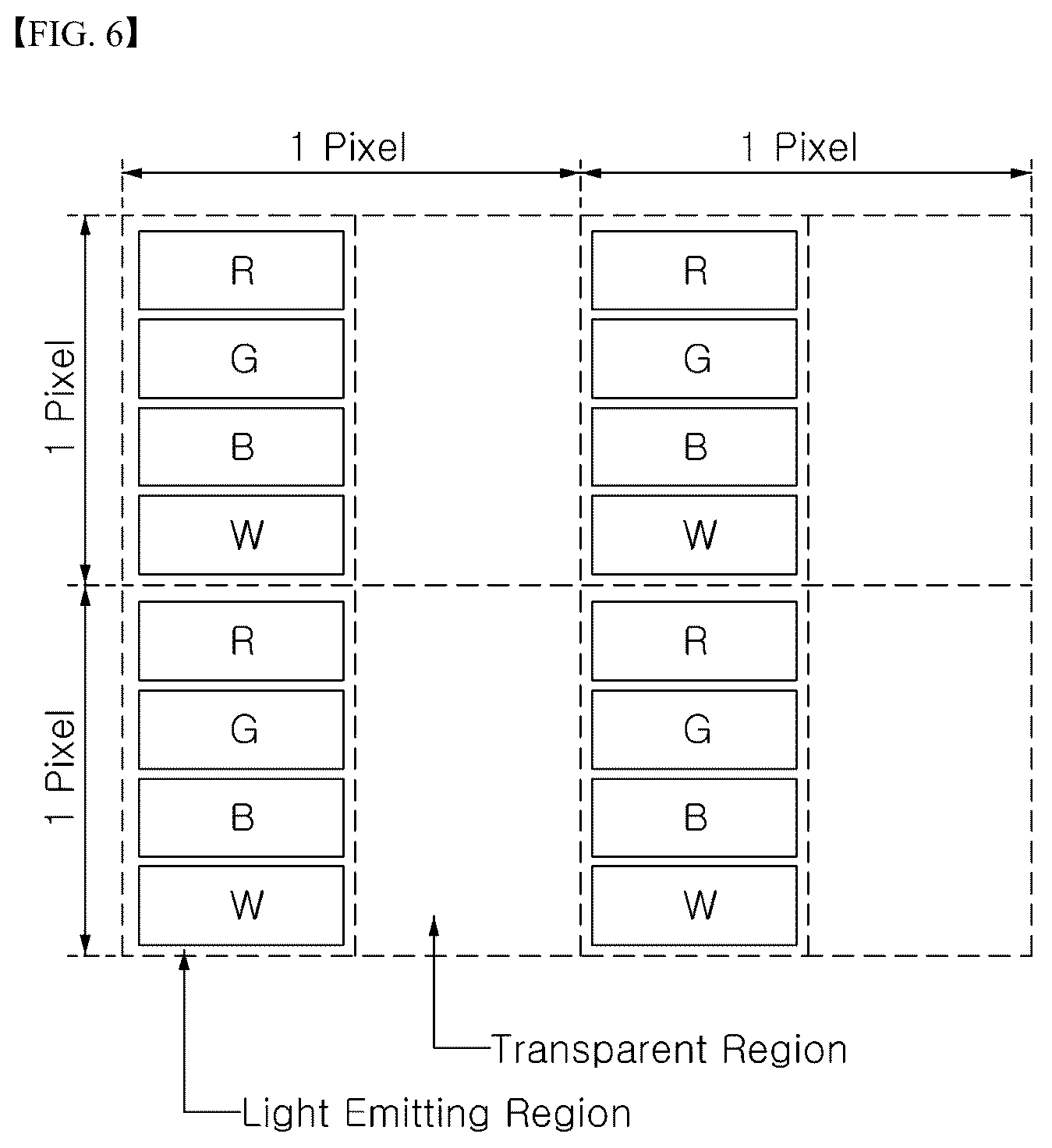 Patent US12455449 Figure 6 – Display device