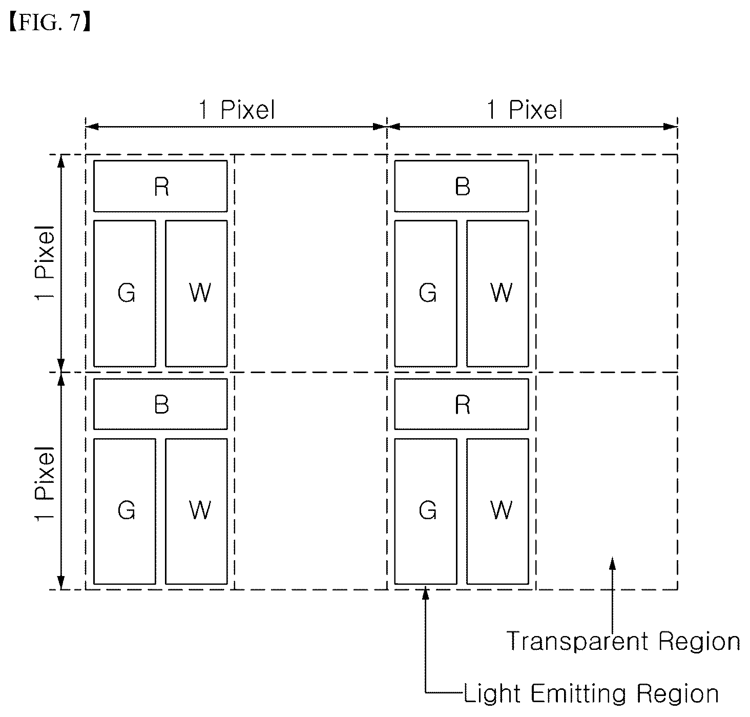 Patent US12455449 Figure 7 – Display device