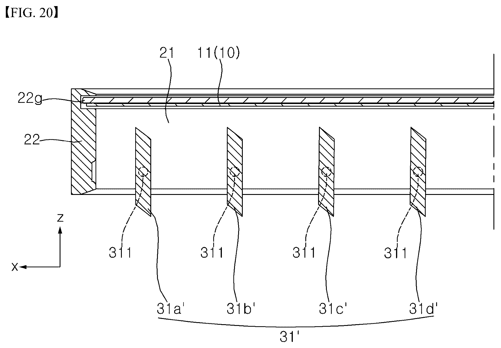 Patent US12455449 Figure 20 – Display device