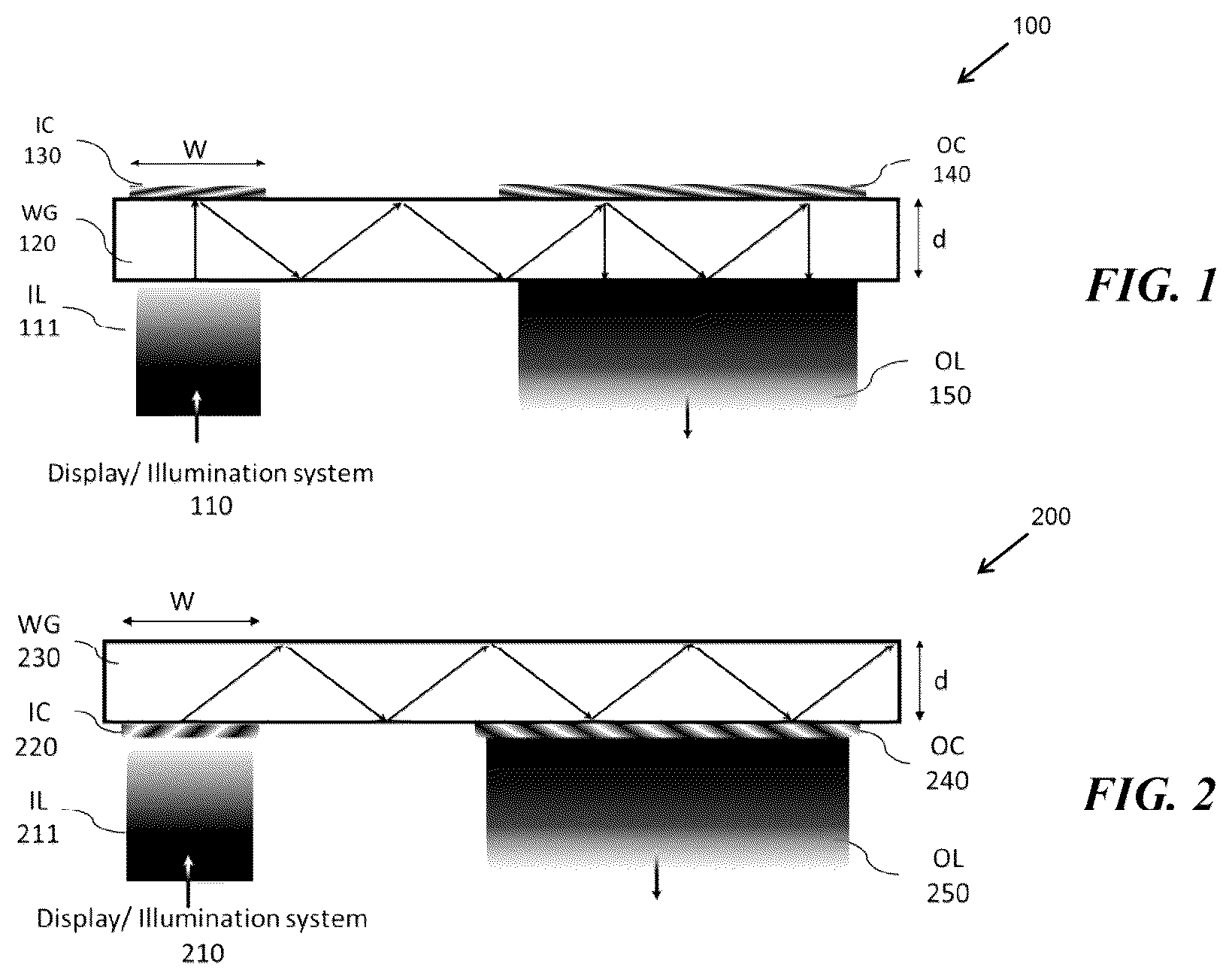Patent US12455458 — High efficiency waveguide-based near-eye displays — Figure 1