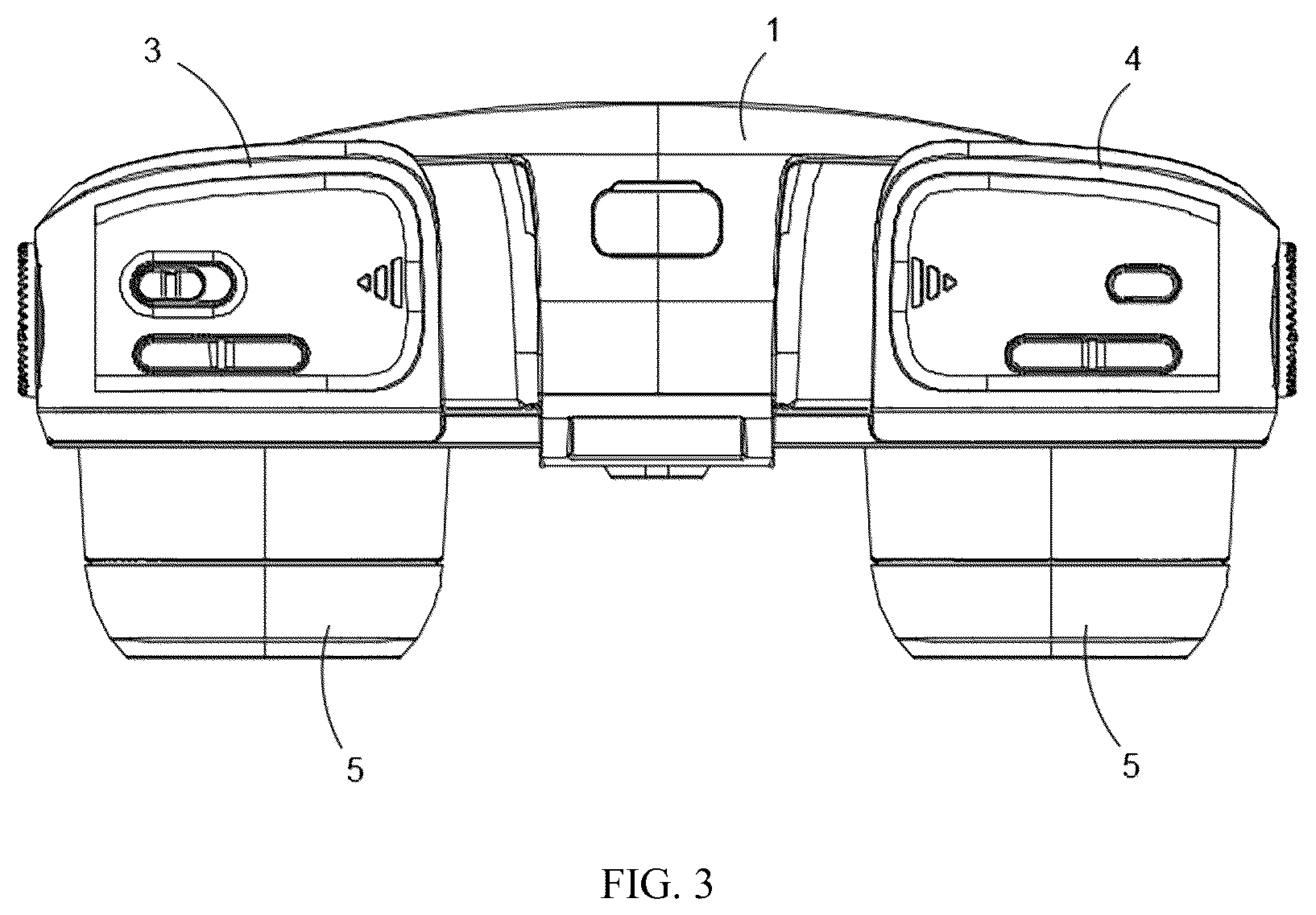 Patent US12455460 Figure 3 – Open binocular near-eye display device with adjustable pupillary distance