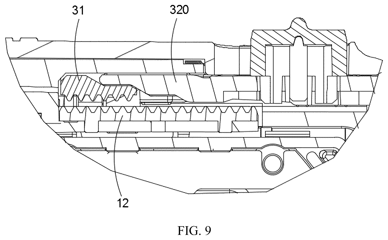 Patent US12455460 Figure 9 – Open binocular near-eye display device with adjustable pupillary distance