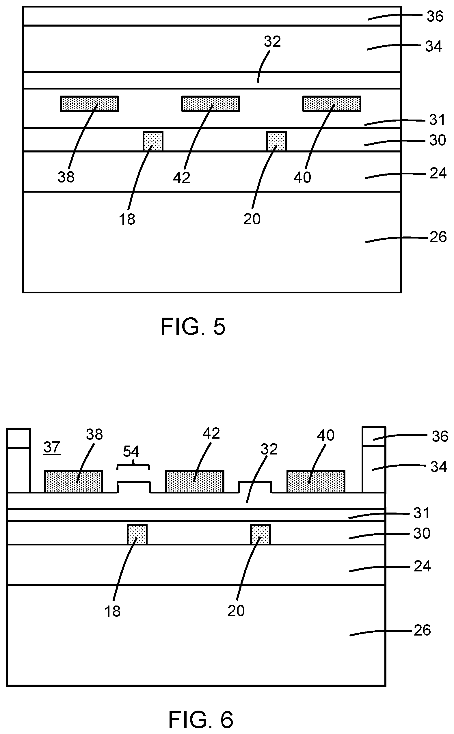 Patent US12455466 Figure 5 – Photonics chip structures including an edge coupler and a layer exhibiting an electric-field-induced Pockels effect